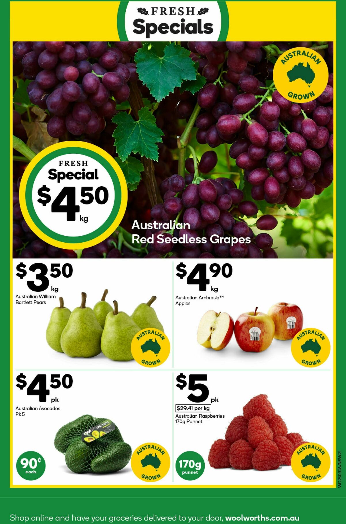 Woolworths Catalogues from 25 March