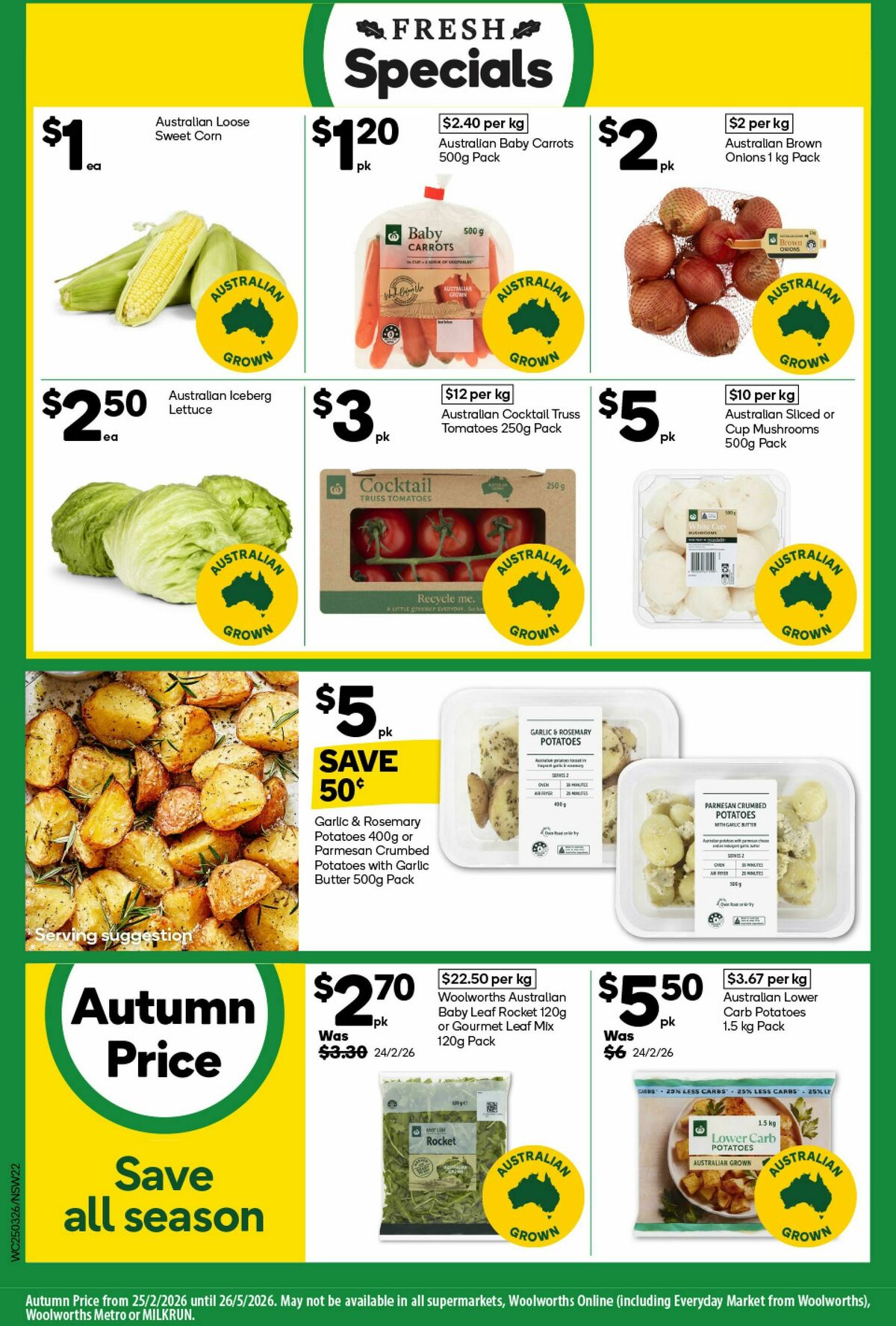 Woolworths Catalogues from 25 March
