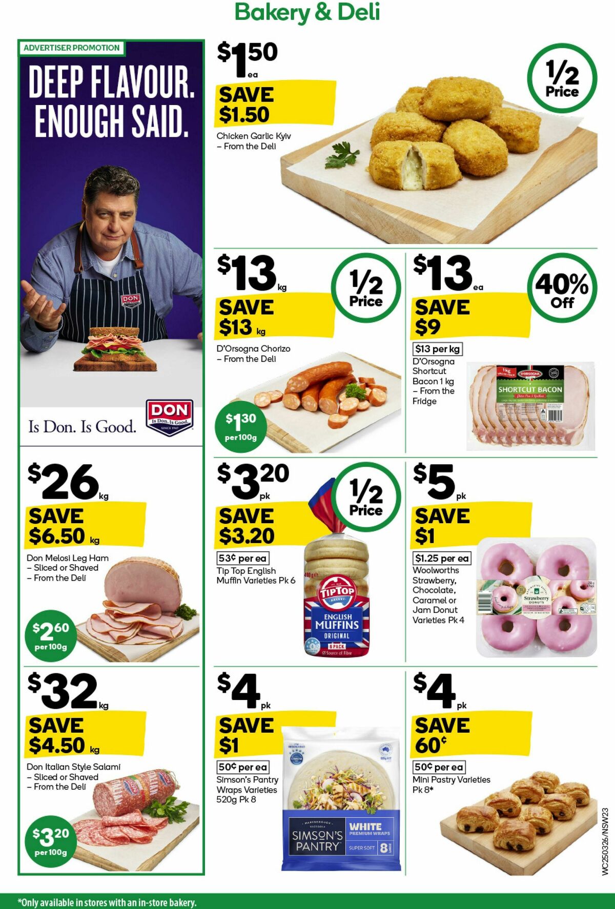 Woolworths Catalogues from 25 March