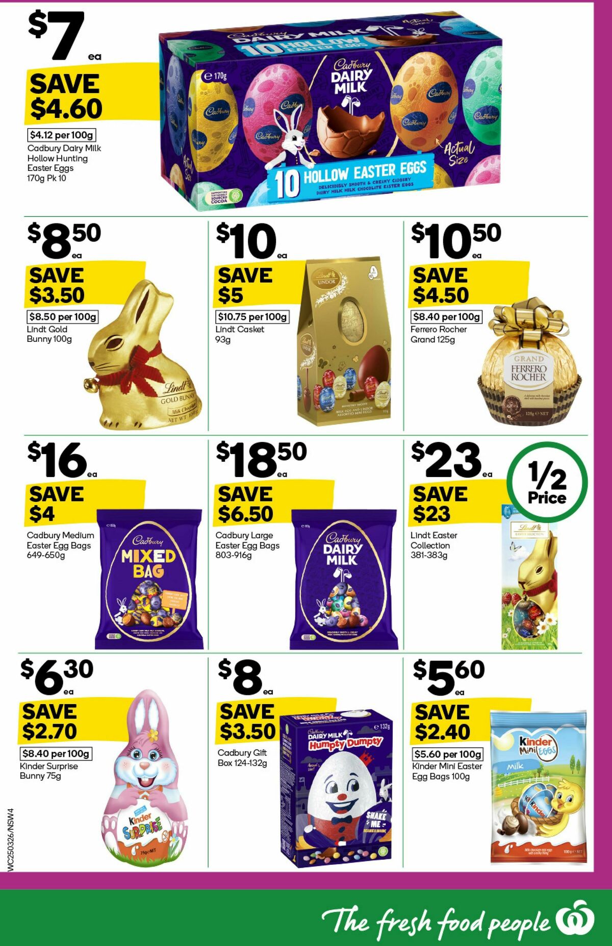 Woolworths Catalogues from 25 March