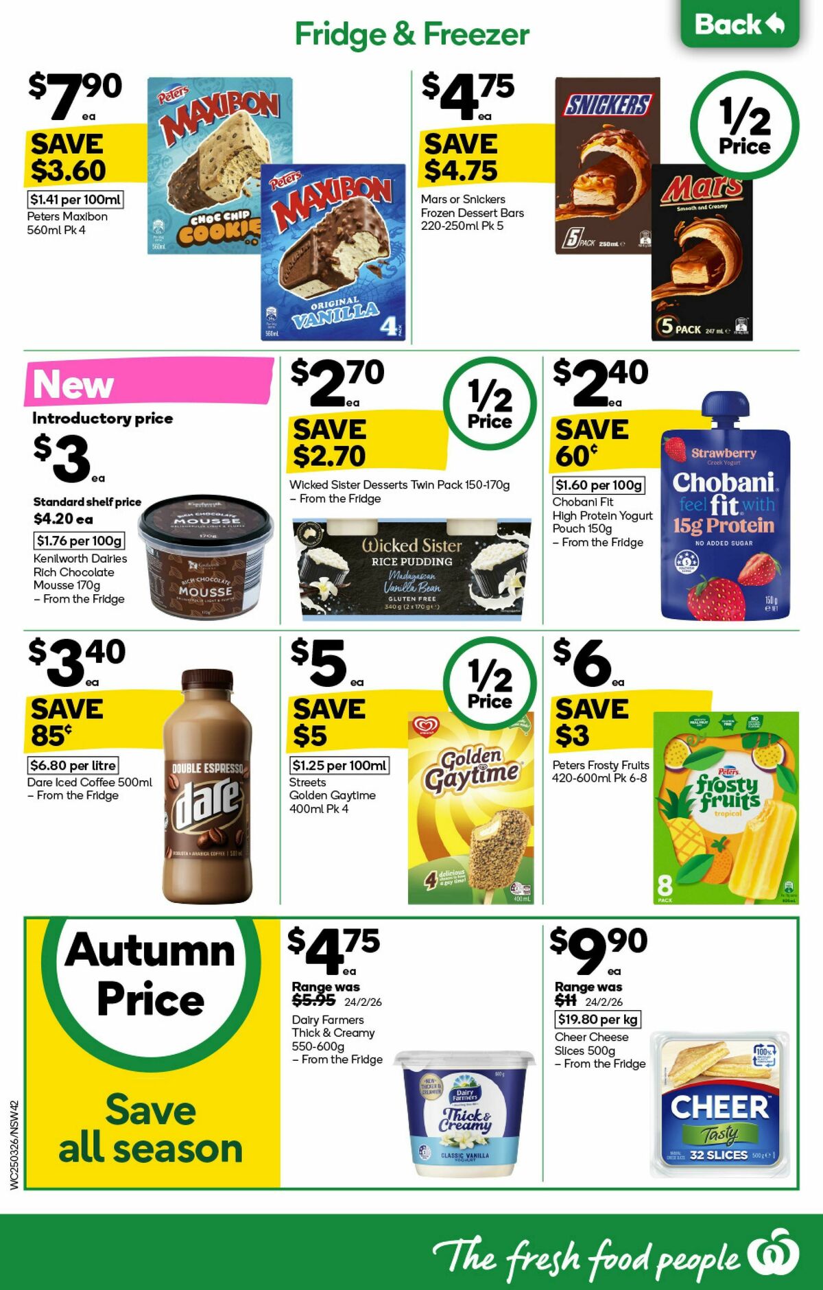 Woolworths Catalogues from 25 March