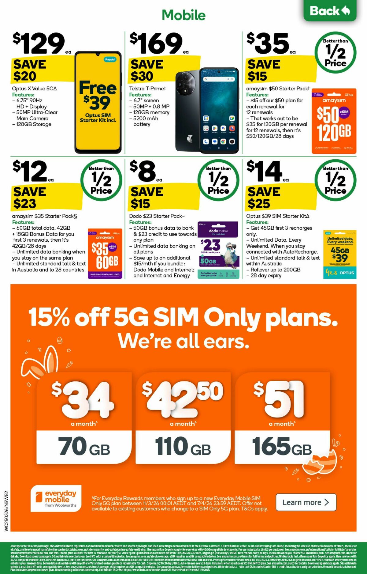 Woolworths Catalogues from 25 March