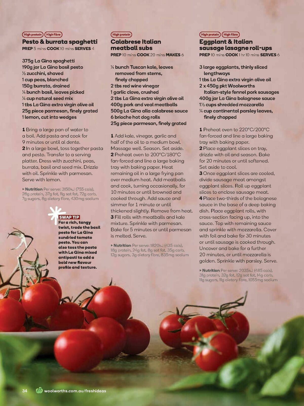 Woolworths Fresh Ideas Magazine April Catalogues from 1 April
