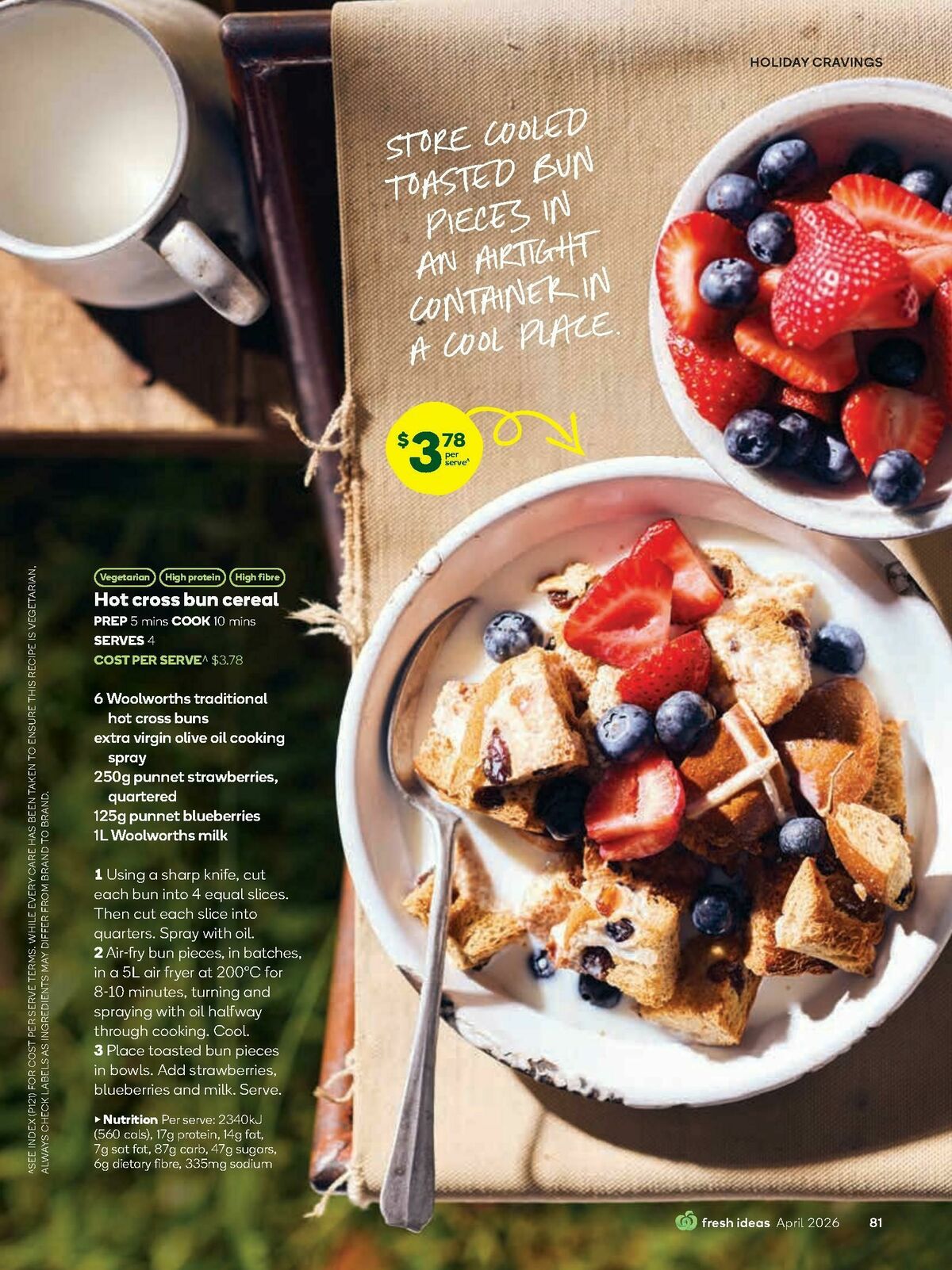 Woolworths Fresh Ideas Magazine April Catalogues from 1 April