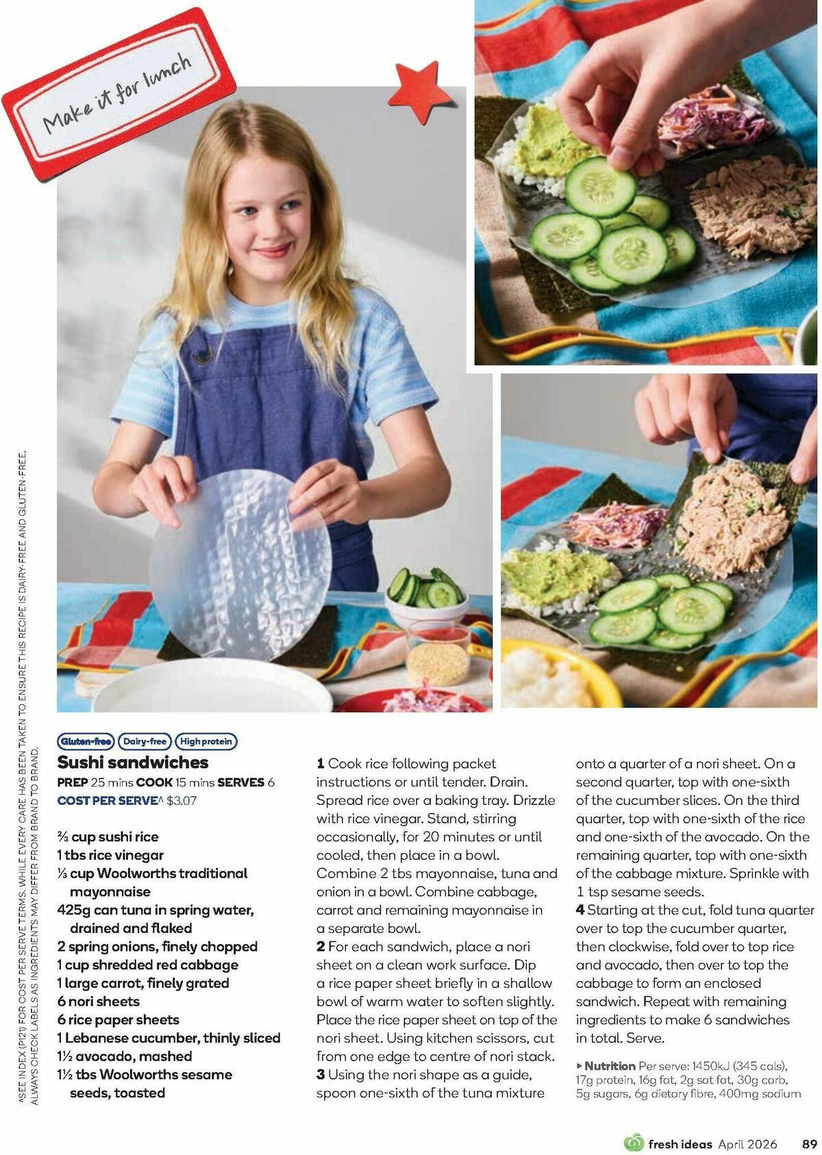 Woolworths Fresh Ideas Magazine April Catalogues from 1 April