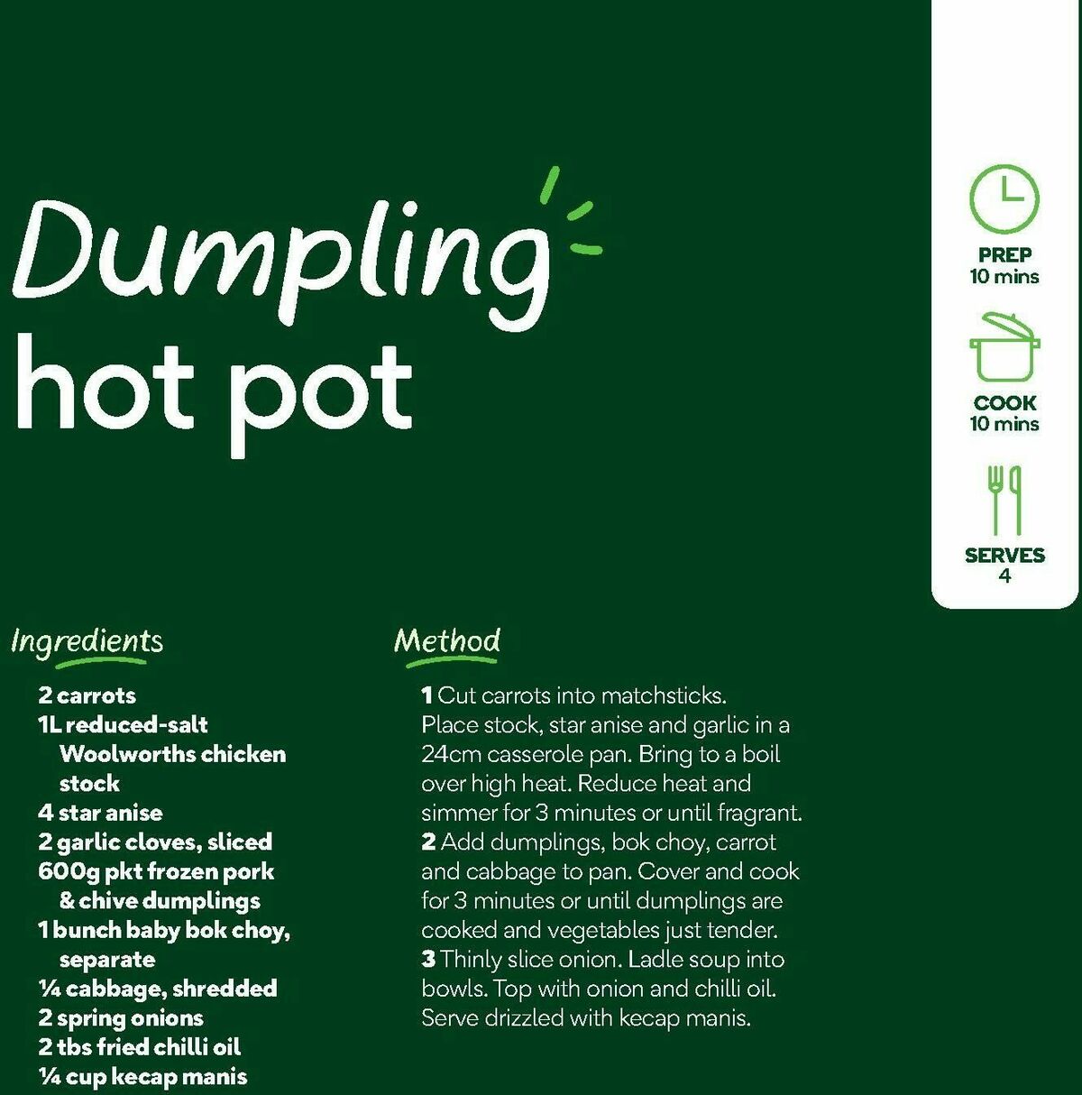 Woolworths One-Pan Meals with Hayden Quinn Catalogues from 25 March