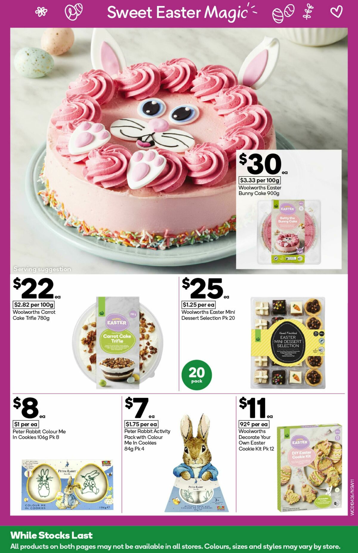 Woolworths Catalogues from 1 April