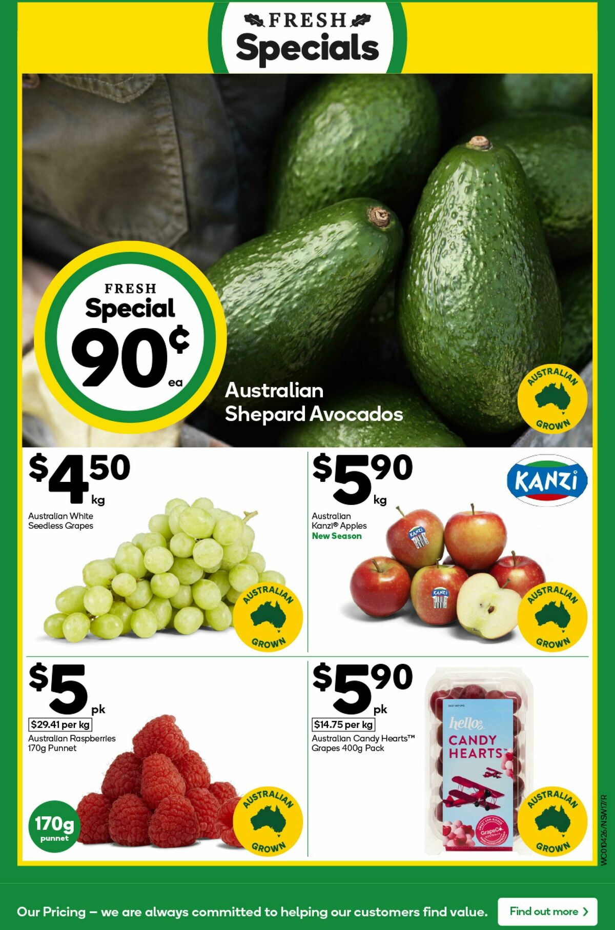 Woolworths Catalogues from 1 April