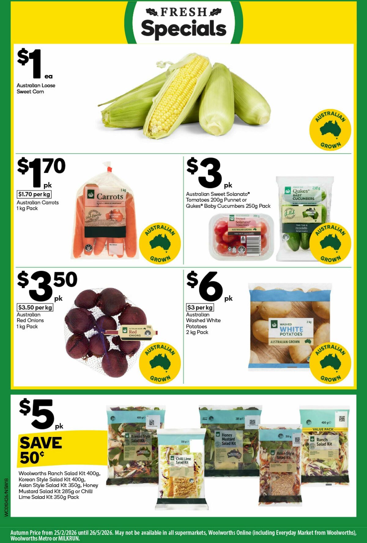 Woolworths Catalogues from 1 April