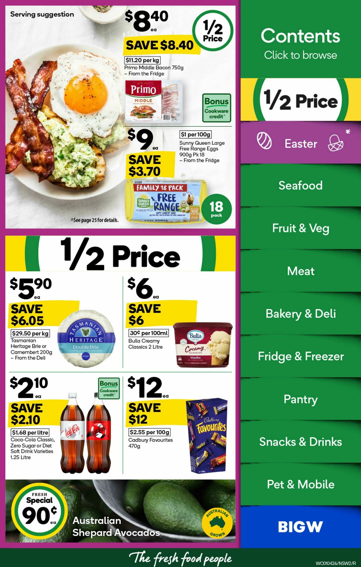 Woolworths Catalogues from 1 April