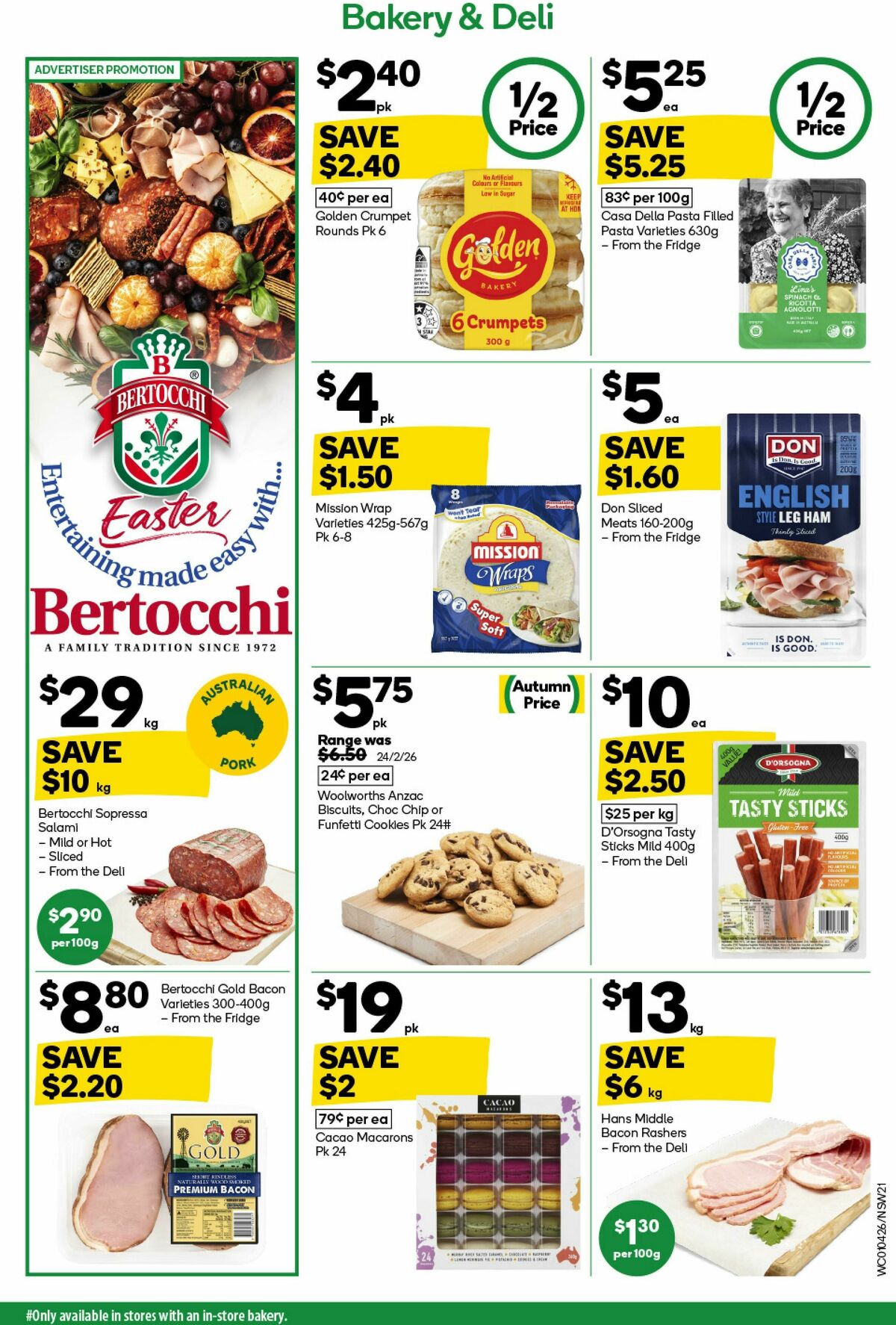 Woolworths Catalogues from 1 April