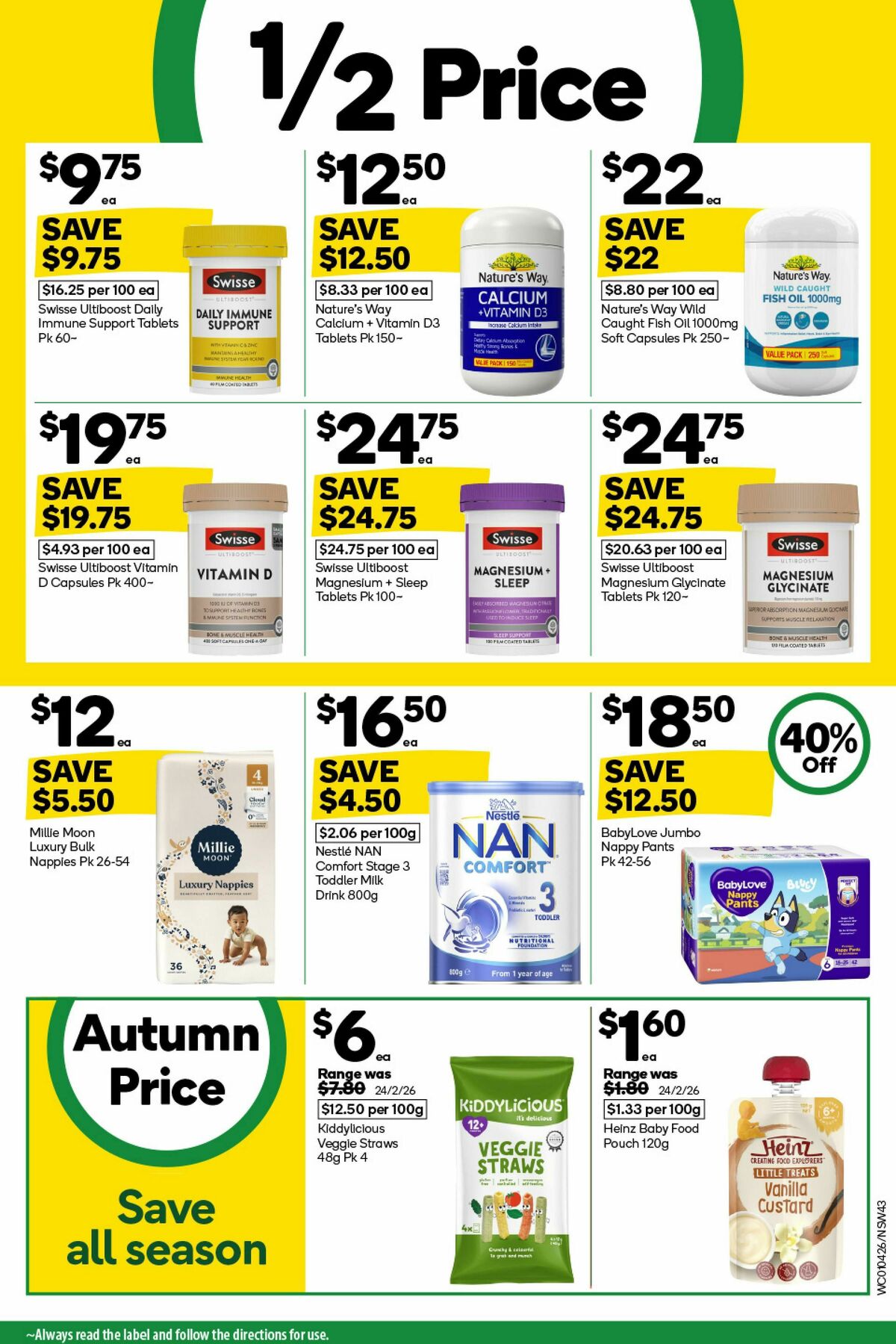 Woolworths Catalogues from 1 April