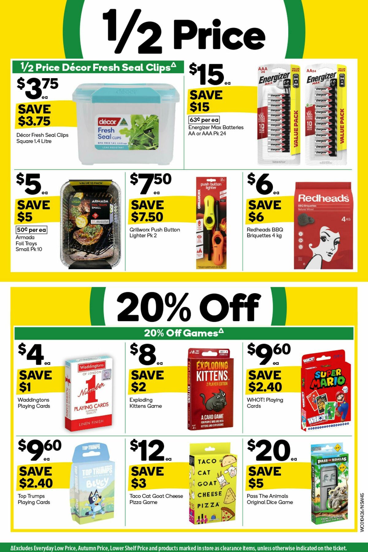 Woolworths Catalogues from 1 April