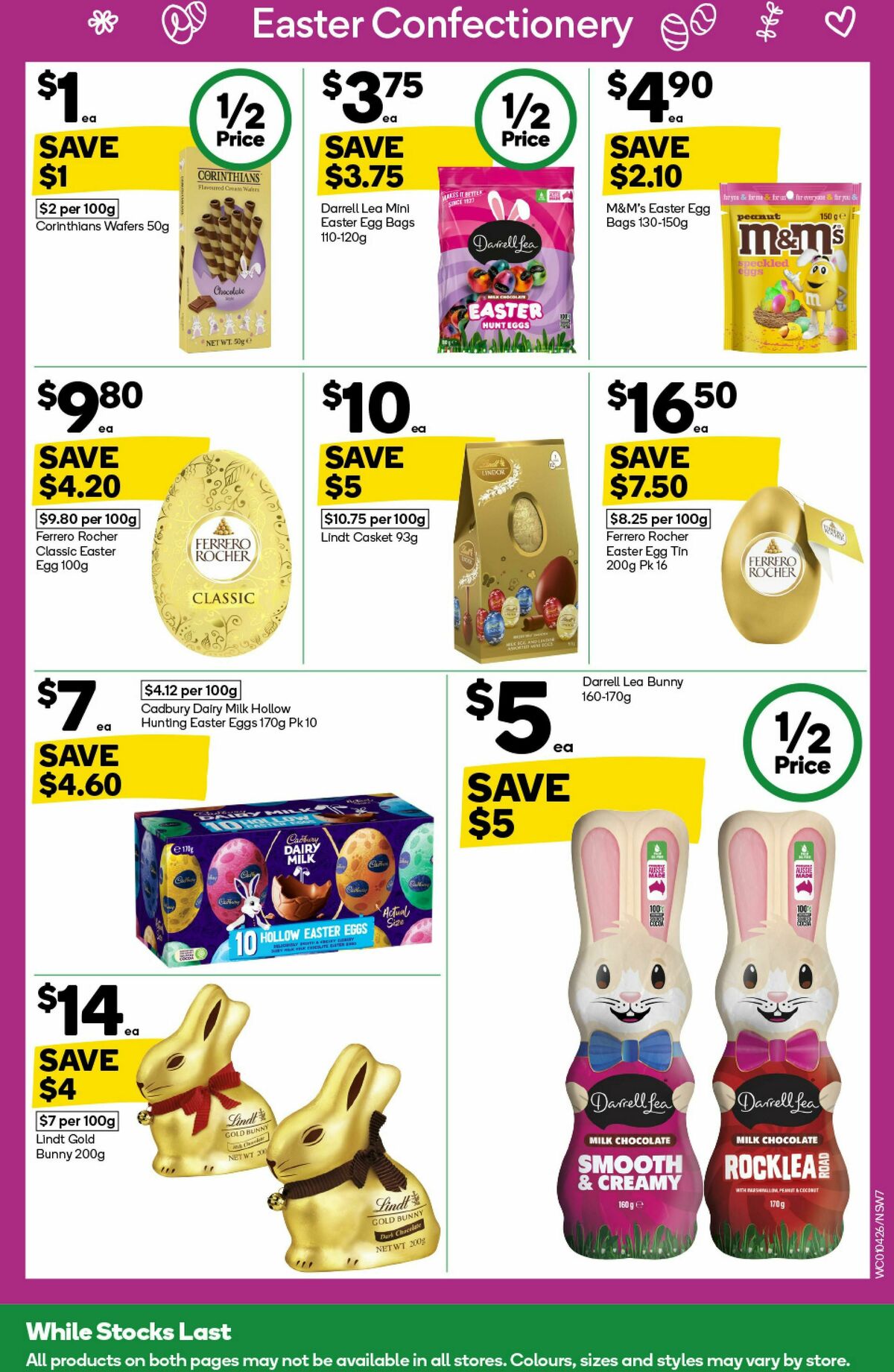 Woolworths Catalogues from 1 April