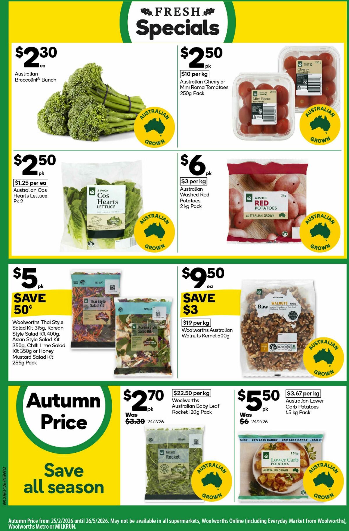 Woolworths Catalogues from 8 April
