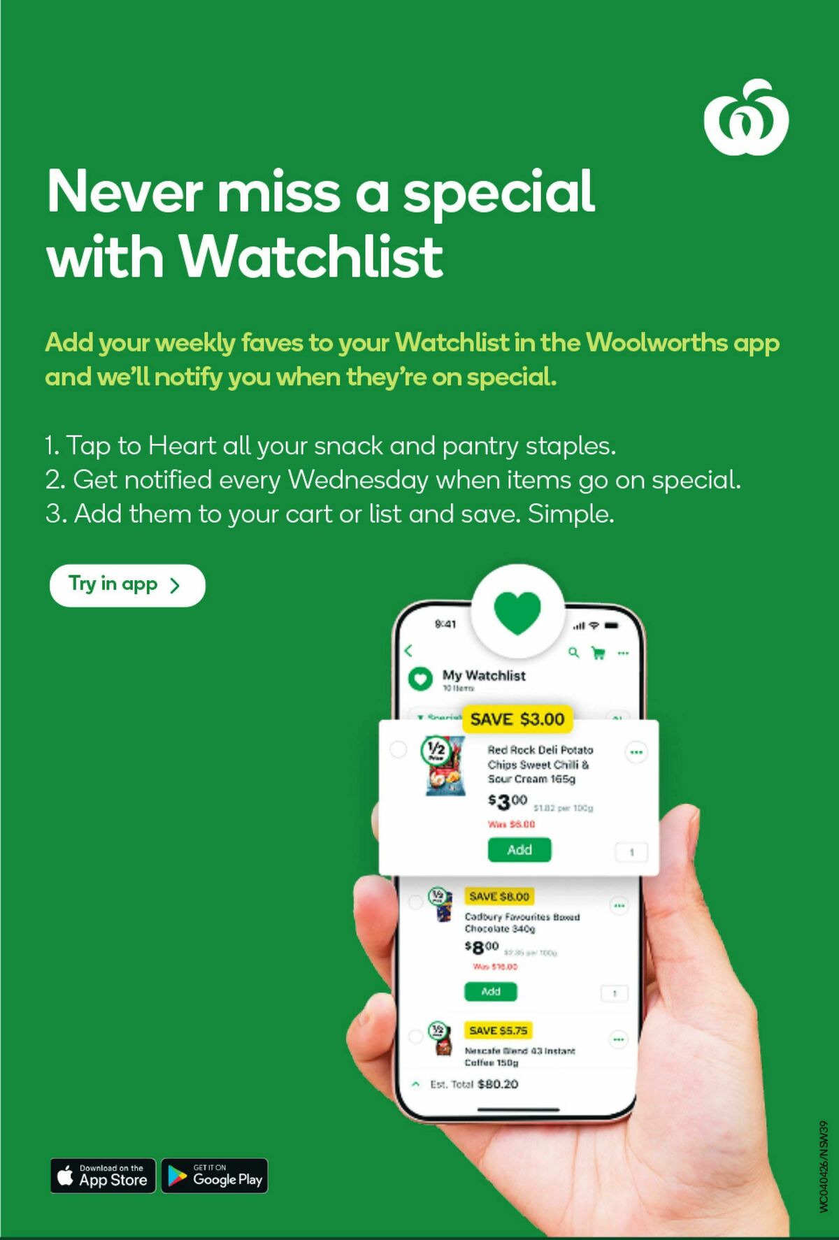 Woolworths Catalogues from 8 April