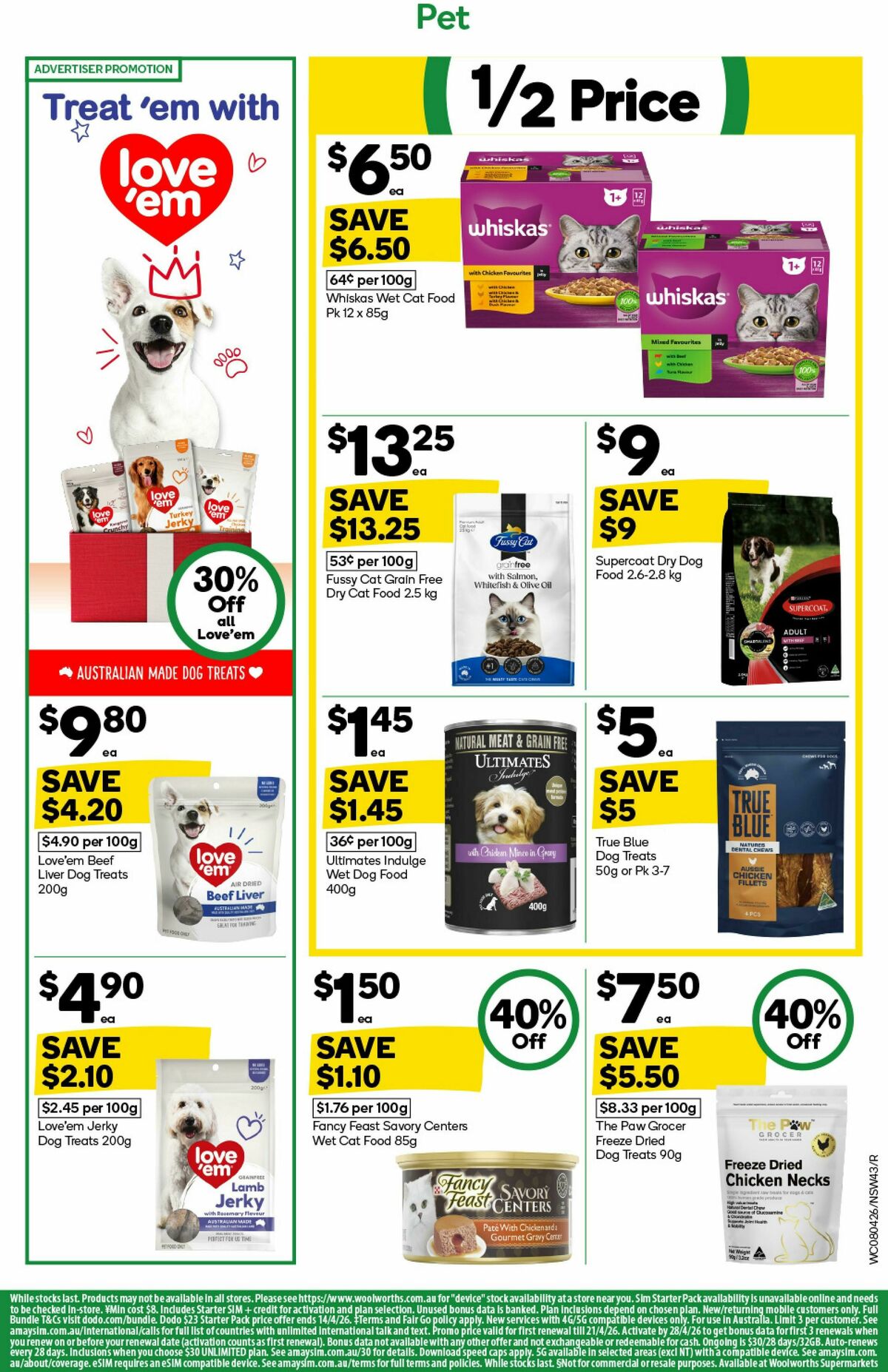 Woolworths Catalogues from 8 April
