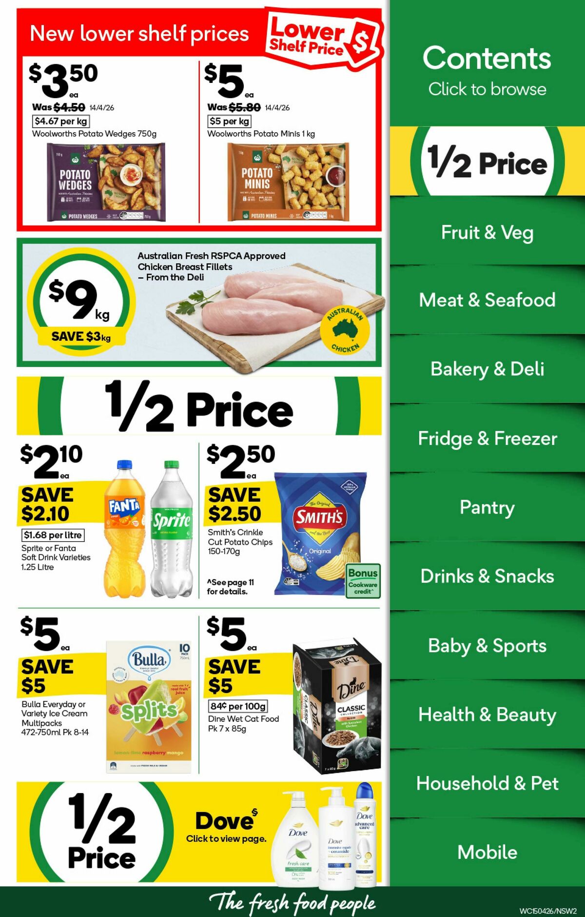 Woolworths Catalogues from 15 April