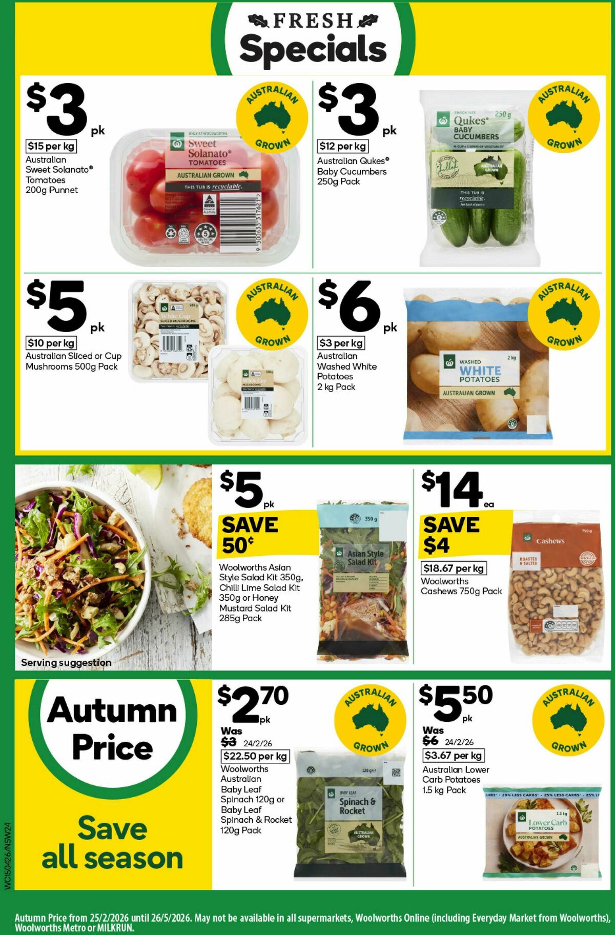 Woolworths Catalogues from 15 April