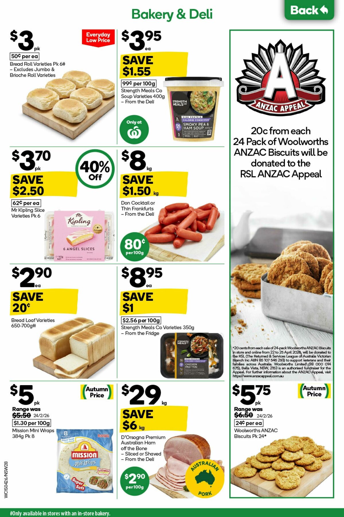 Woolworths Catalogues from 15 April
