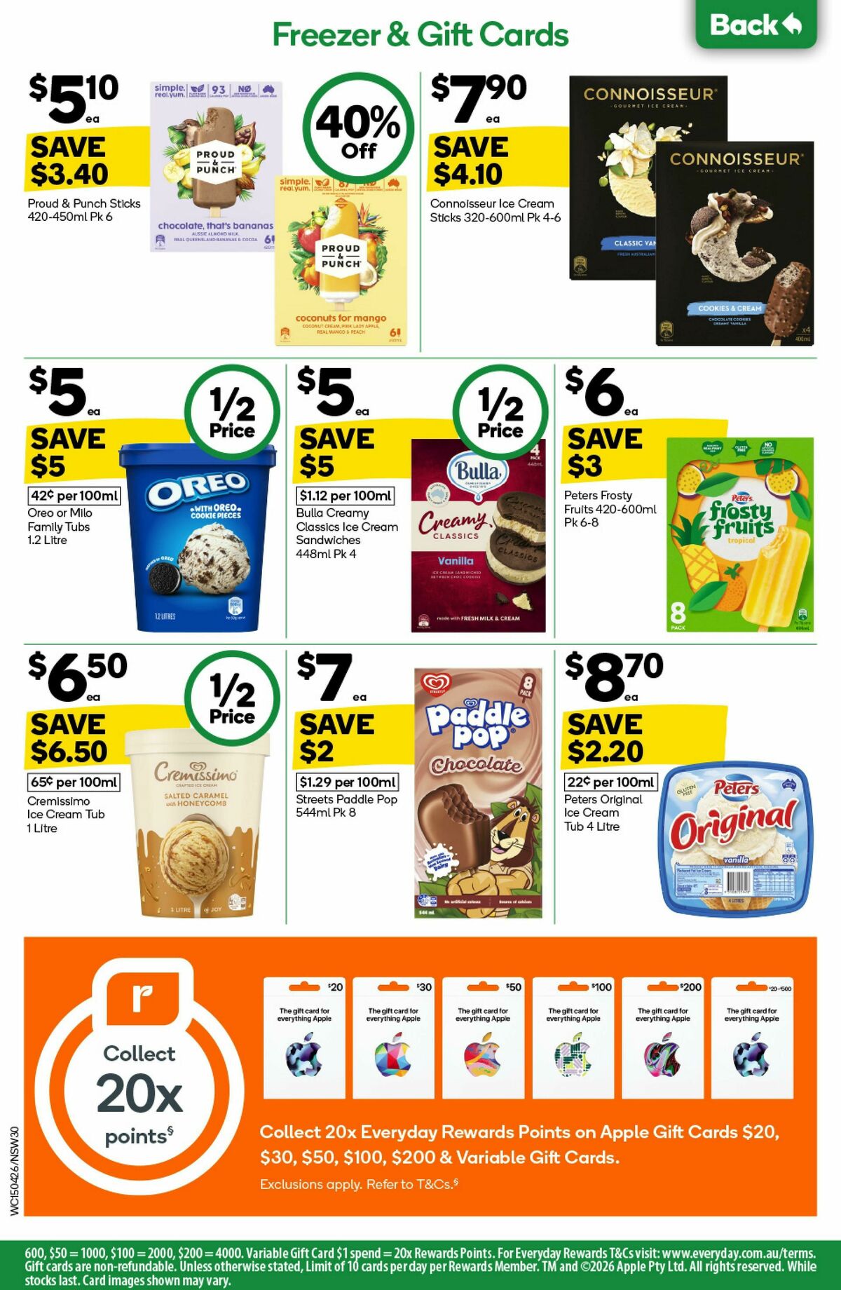 Woolworths Catalogues from 15 April