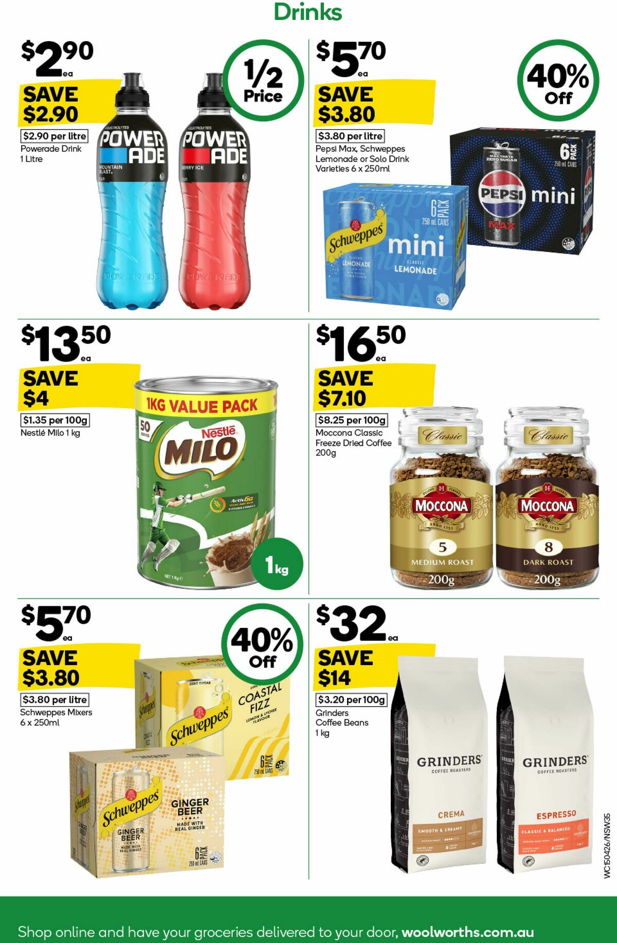 Woolworths Catalogues from 15 April