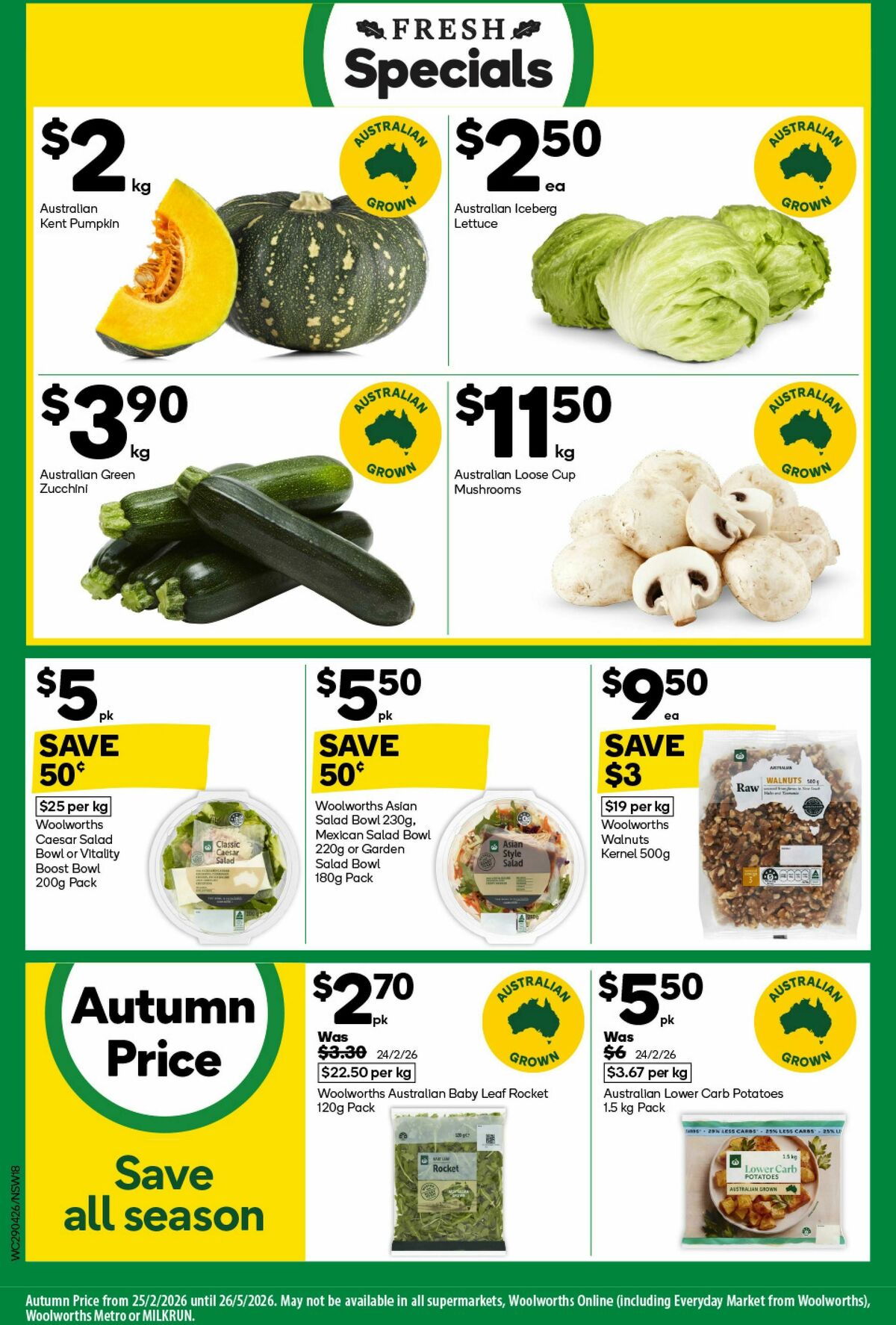 Woolworths Catalogues from 29 April