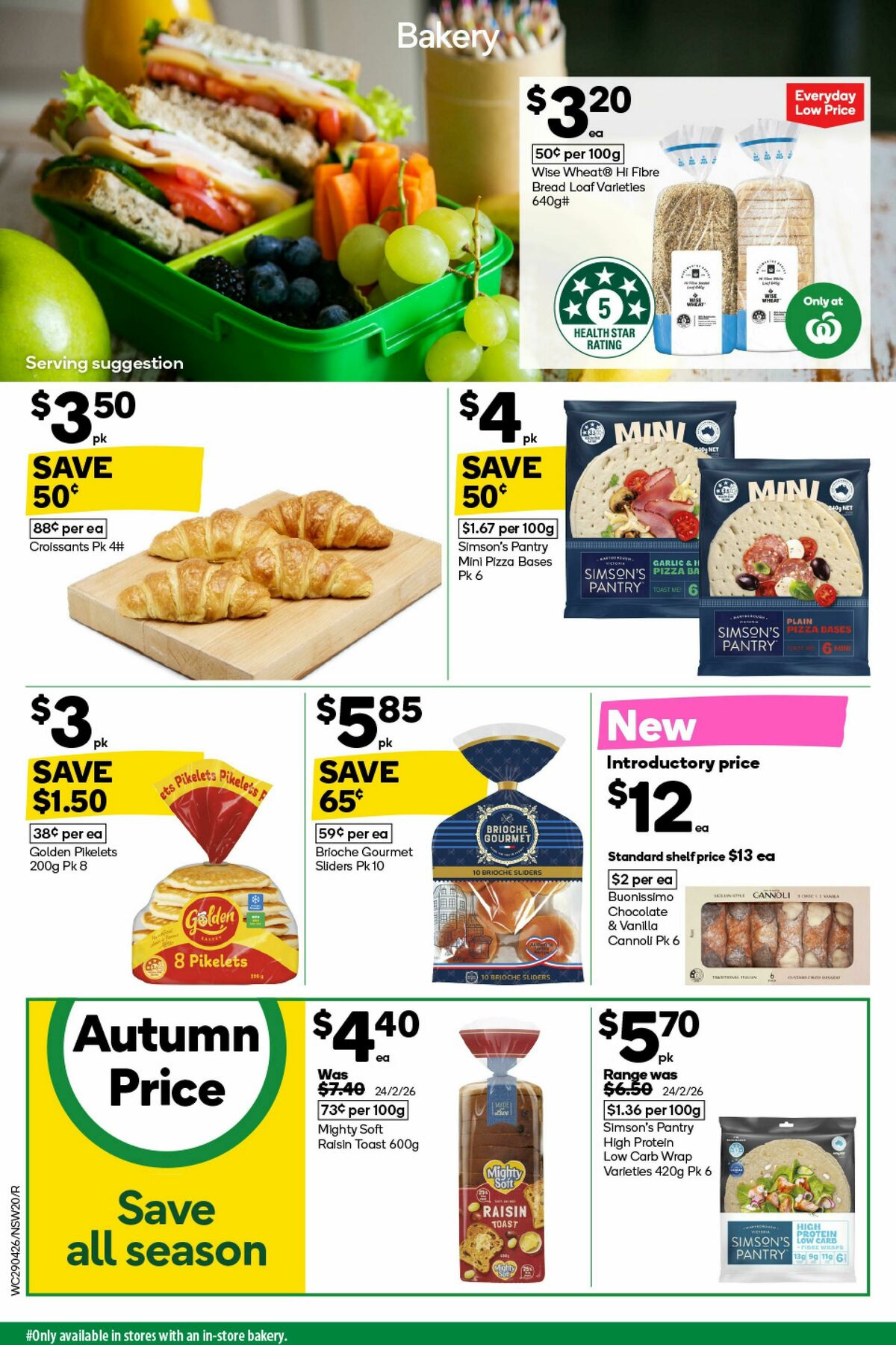 Woolworths Catalogues from 29 April