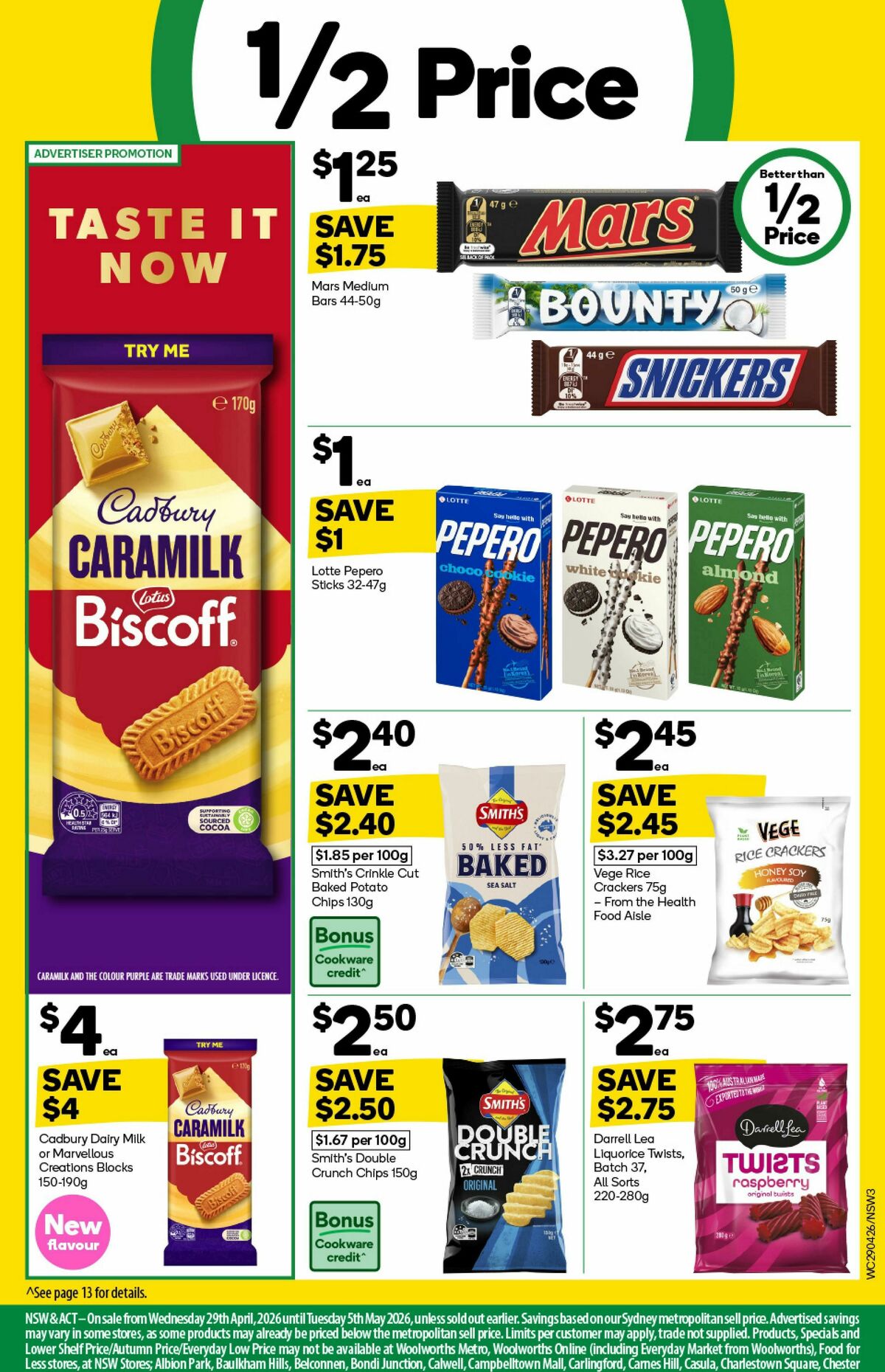 Woolworths Catalogues from 29 April