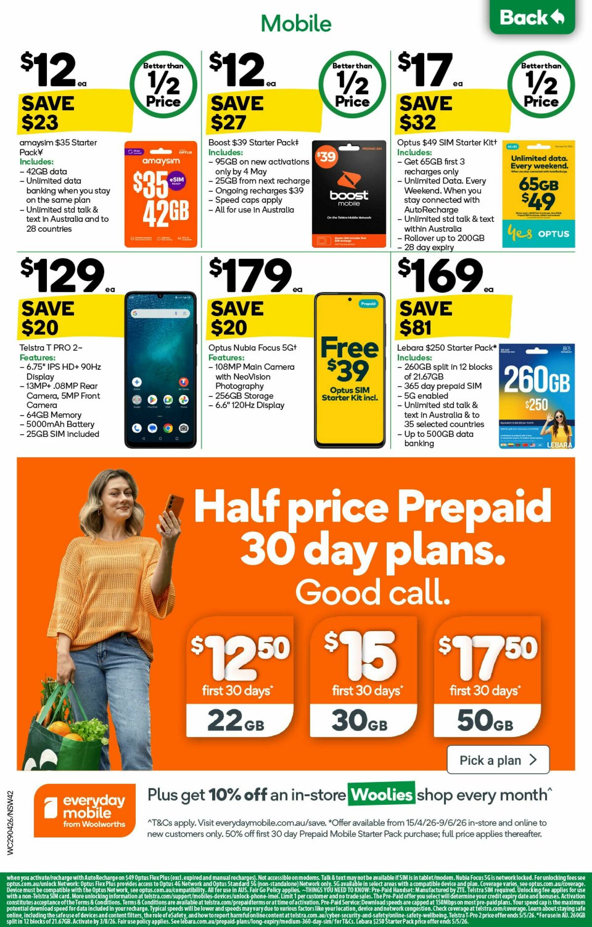 Woolworths Catalogues from 29 April
