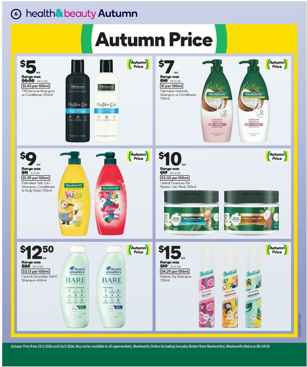 Woolworths Autumn Health & Beauty Catalogue Catalogues from 6 May