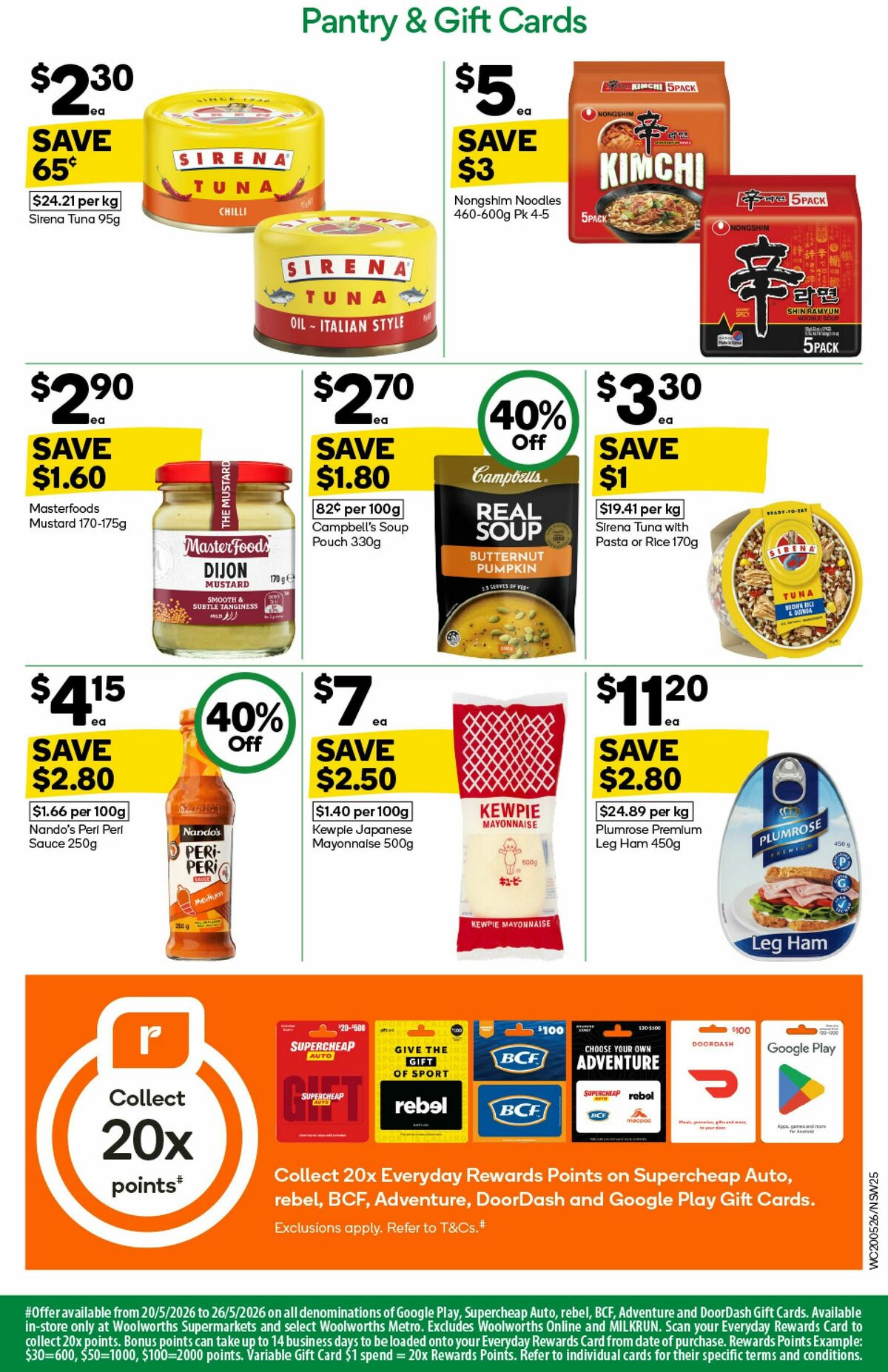 Woolworths Catalogues from 20 May