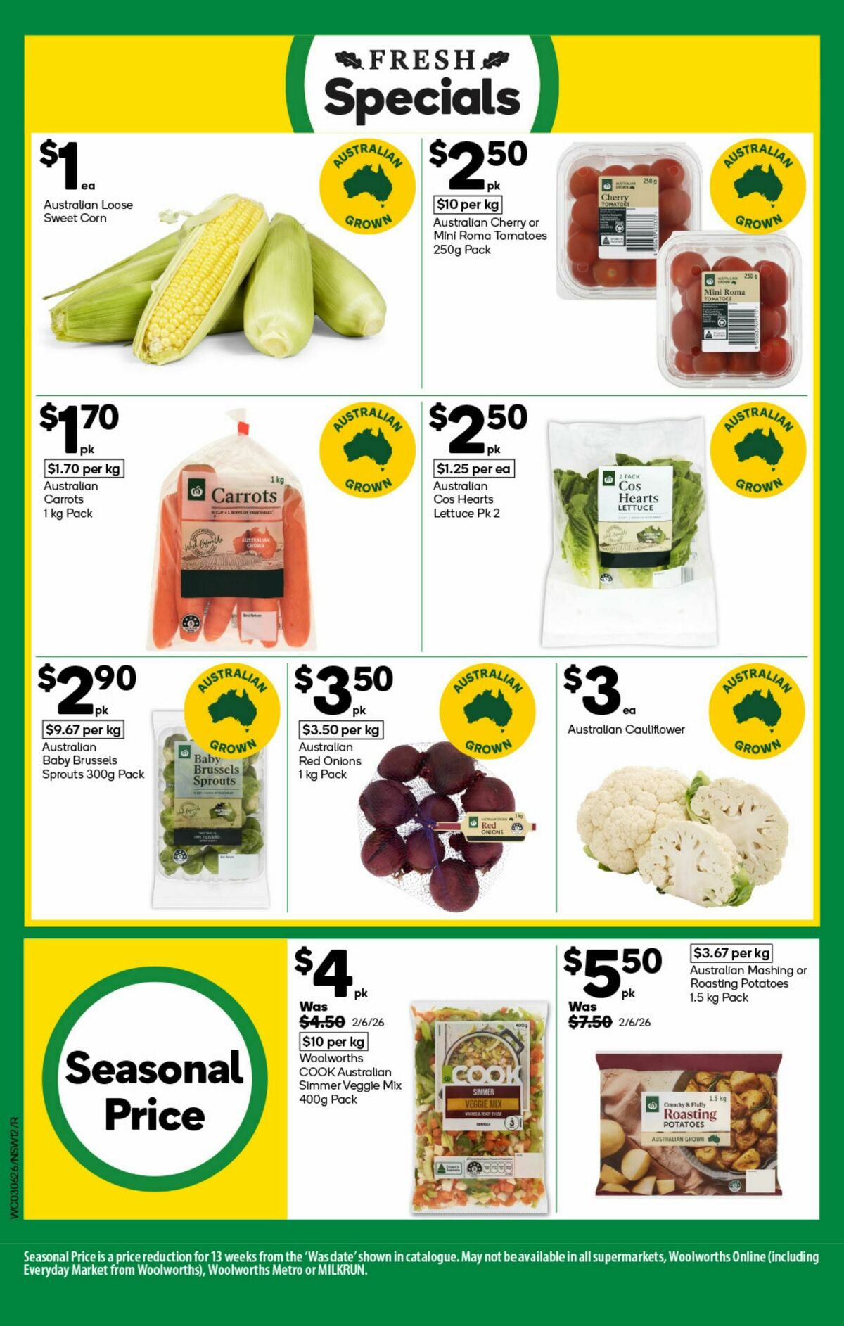 Woolworths Catalogues from 3 June