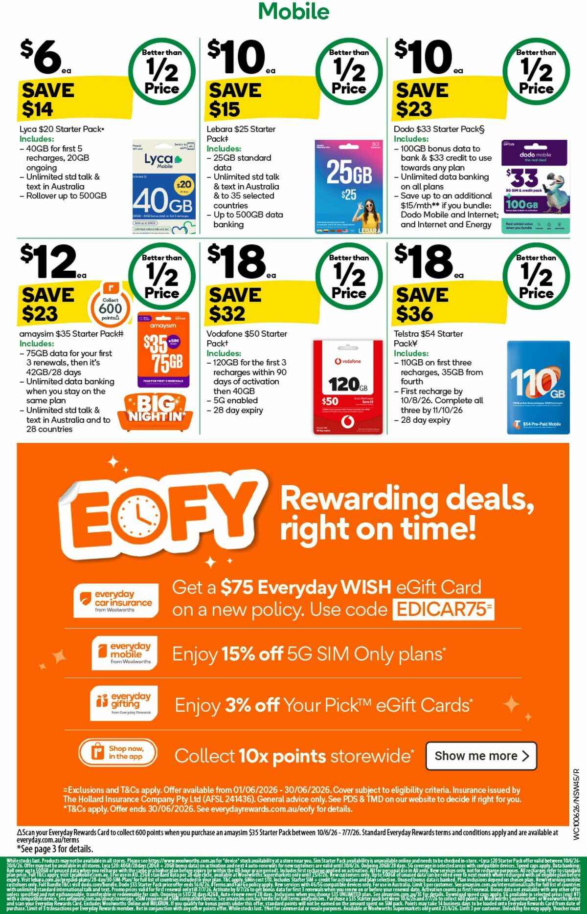 Woolworths Catalogues from 10 June