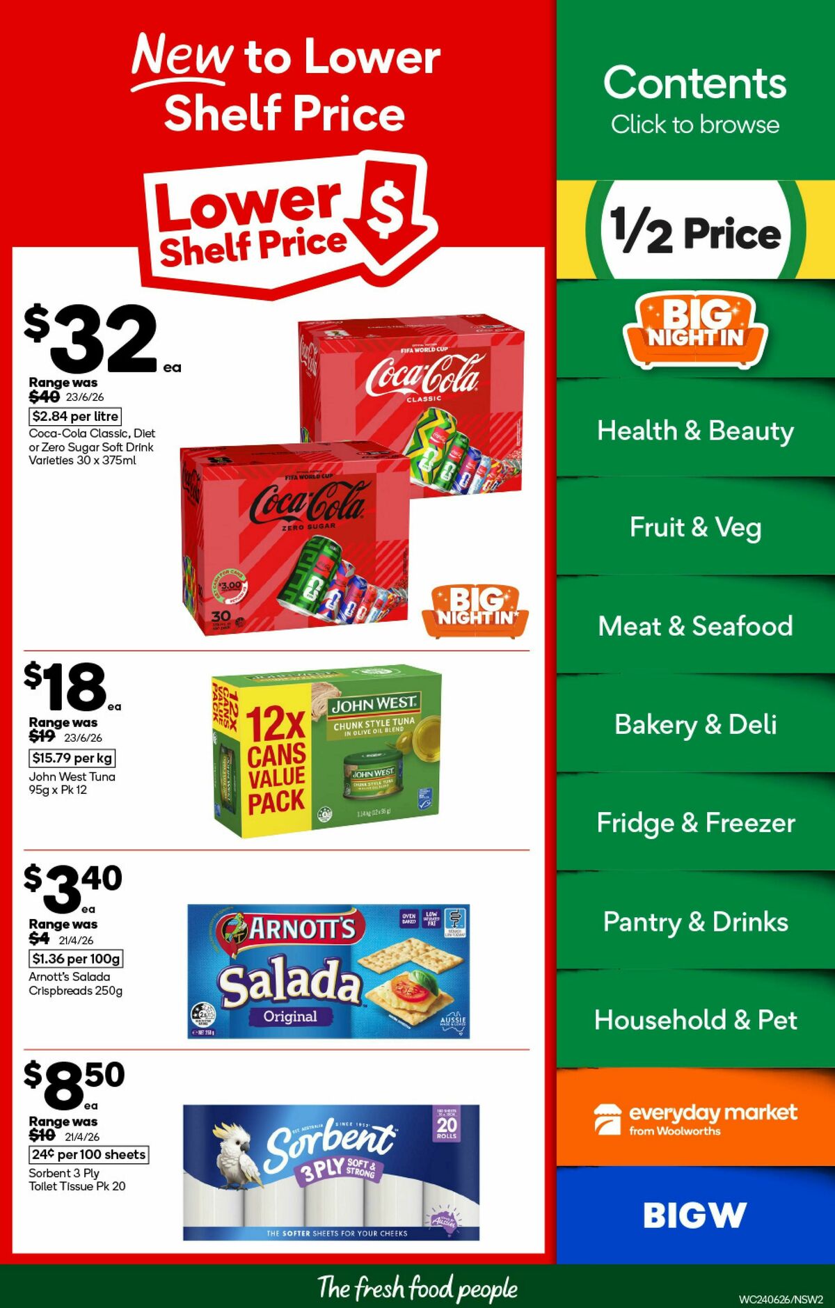Woolworths Catalogues from 24 June