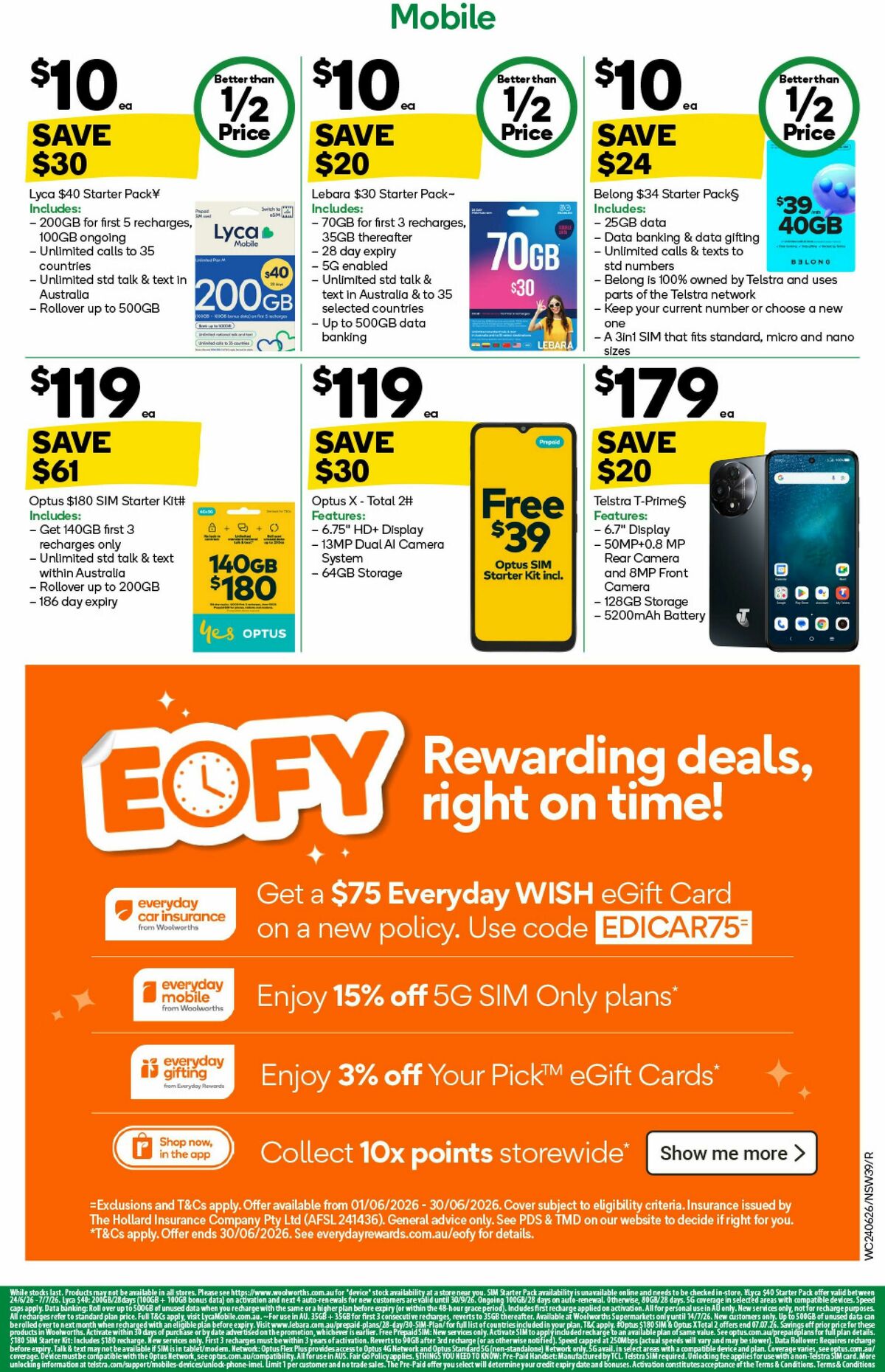 Woolworths Catalogues from 24 June