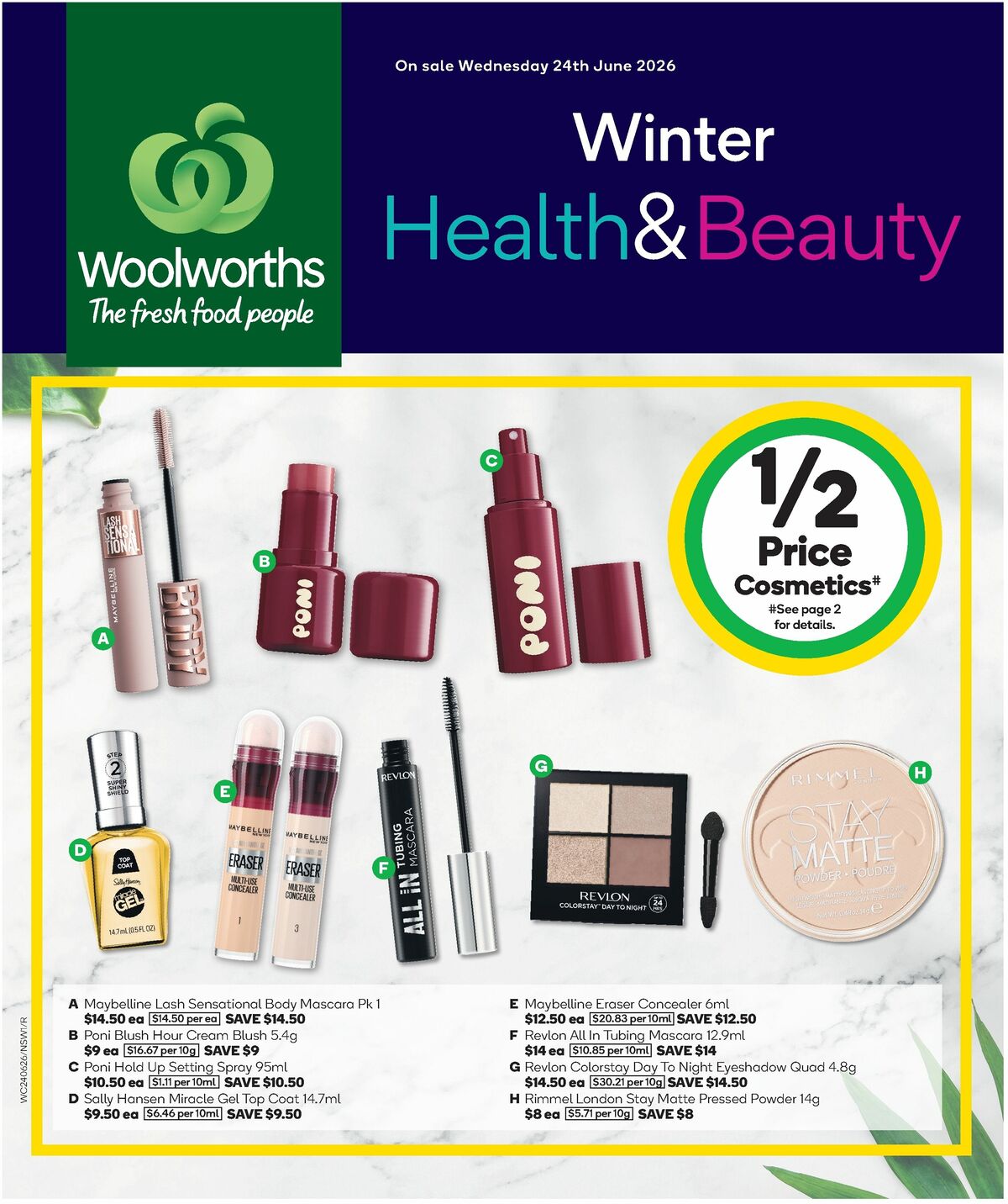 Woolworths Winter Health & Beauty Catalogues from 24 June