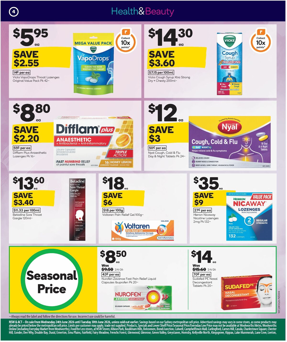 Woolworths Winter Health & Beauty Catalogues from 24 June