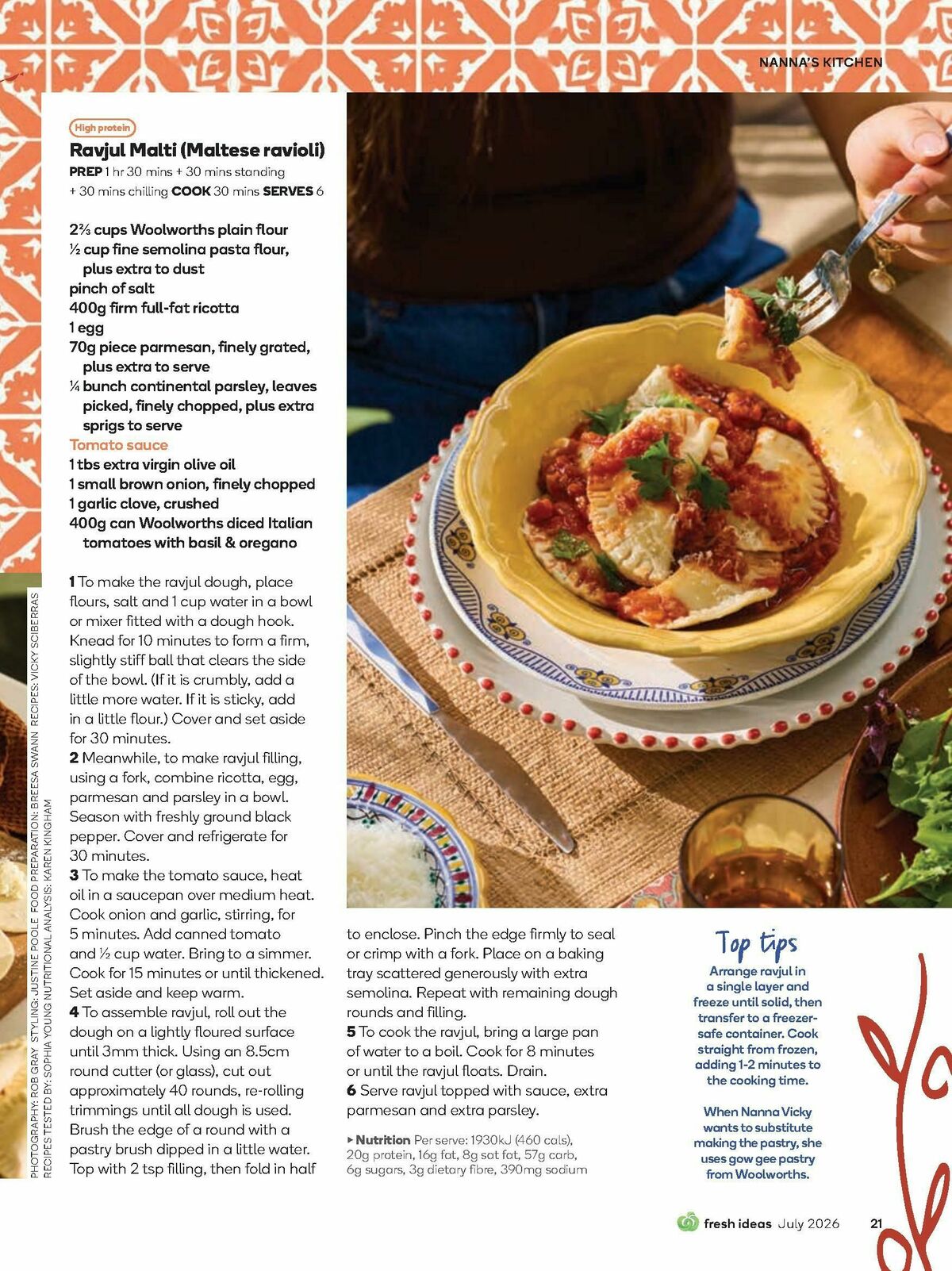Woolworths Fresh Ideas Magazine July Catalogues from 1 July
