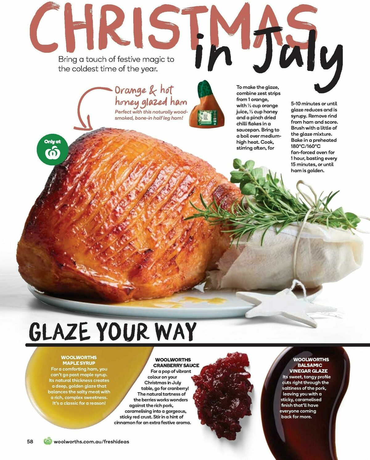 Woolworths Fresh Ideas Magazine July Catalogues from 1 July