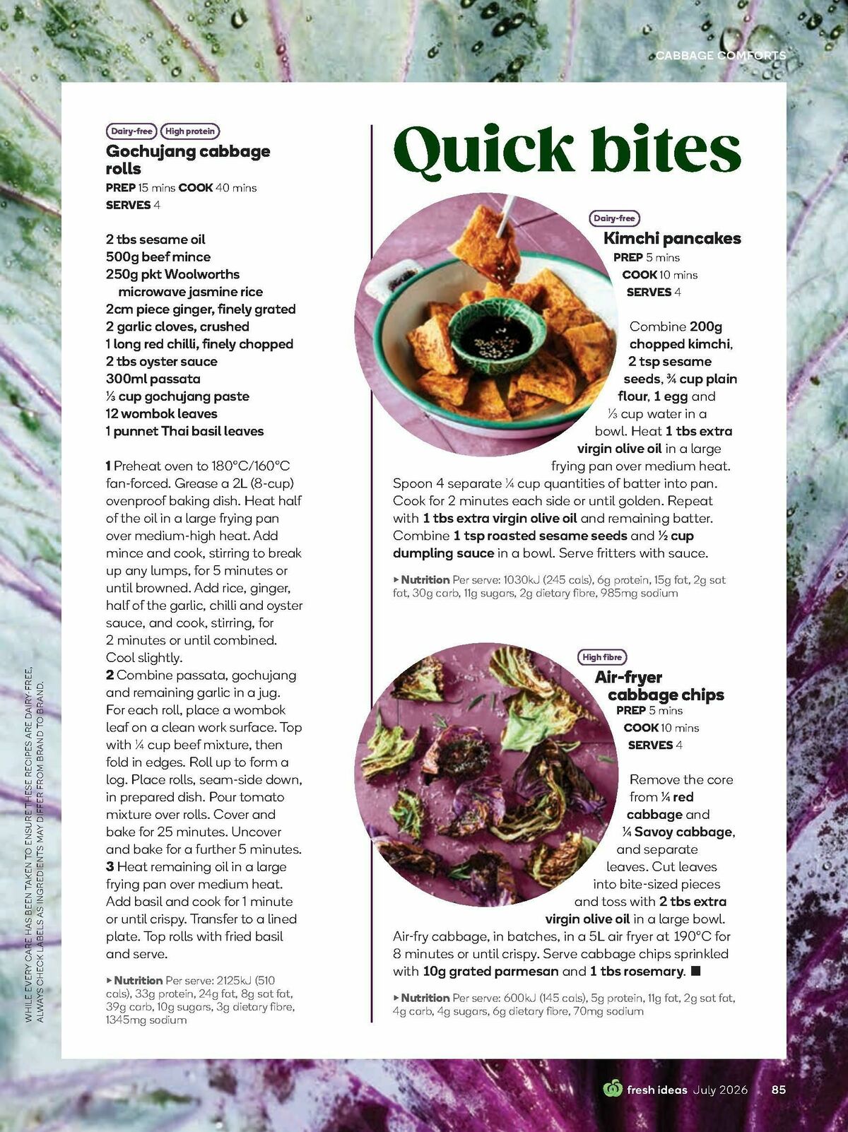 Woolworths Fresh Ideas Magazine July Catalogues from 1 July