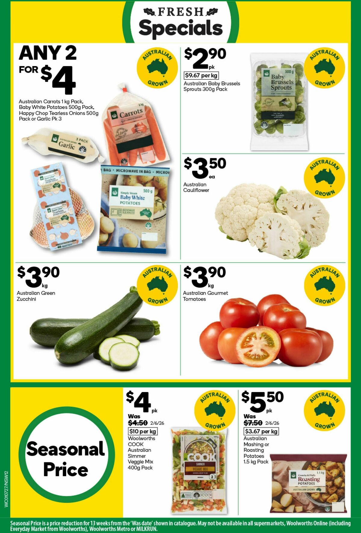 Woolworths Catalogues from 1 July