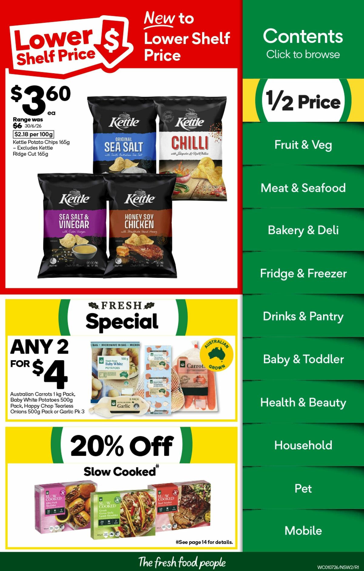 Woolworths Catalogues from 1 July