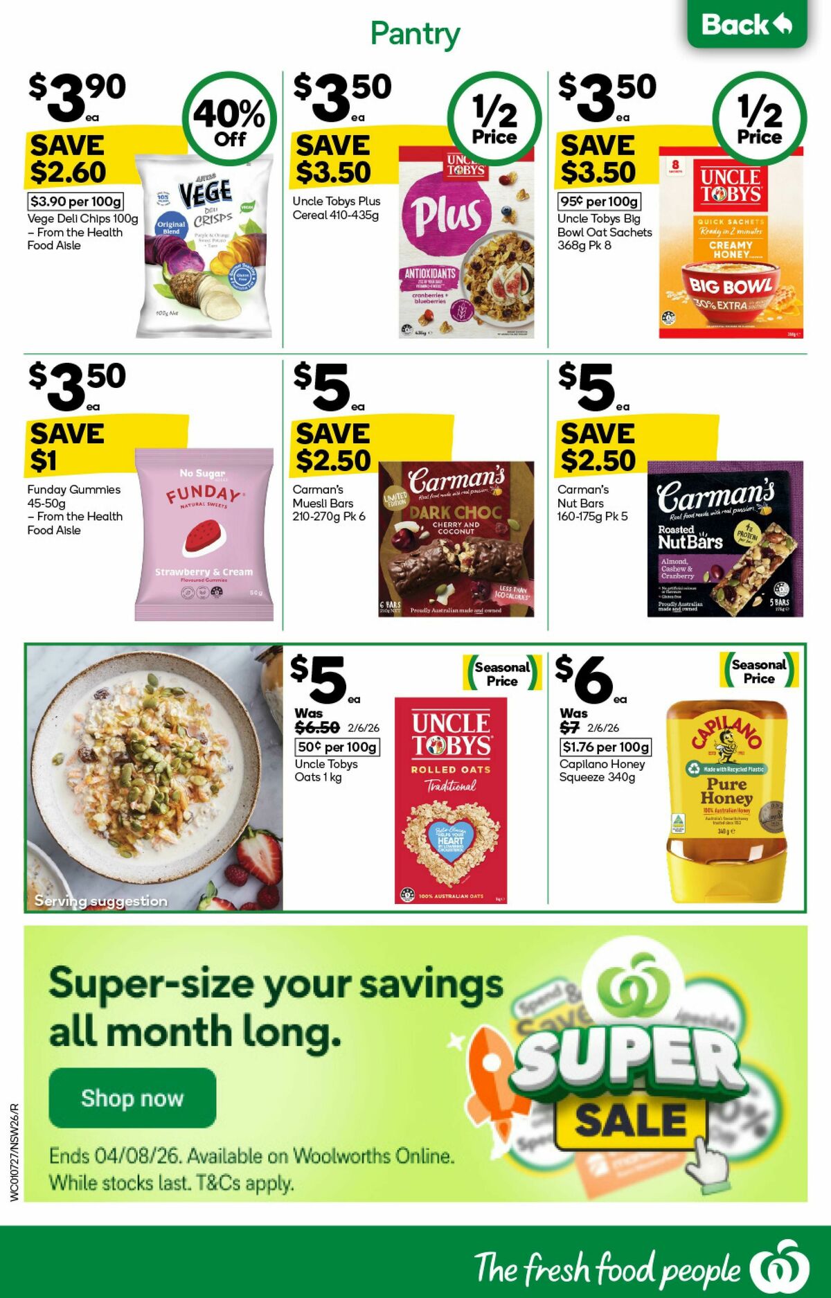 Woolworths Catalogues from 1 July