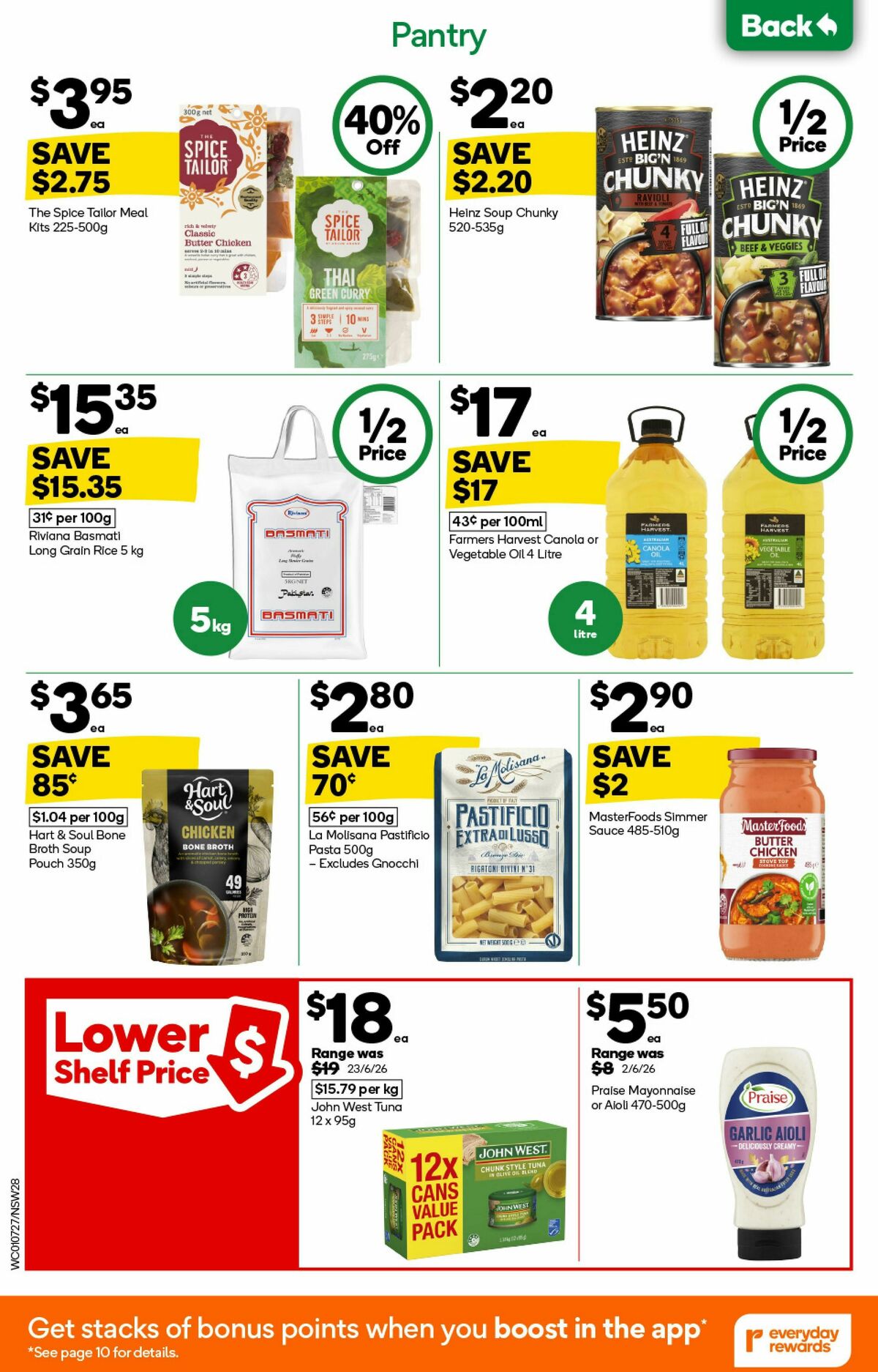 Woolworths Catalogues from 1 July