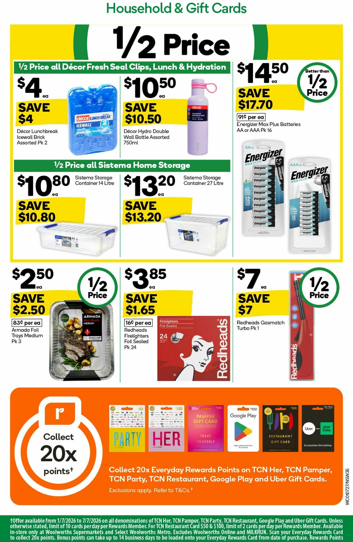 Woolworths Catalogues from 1 July