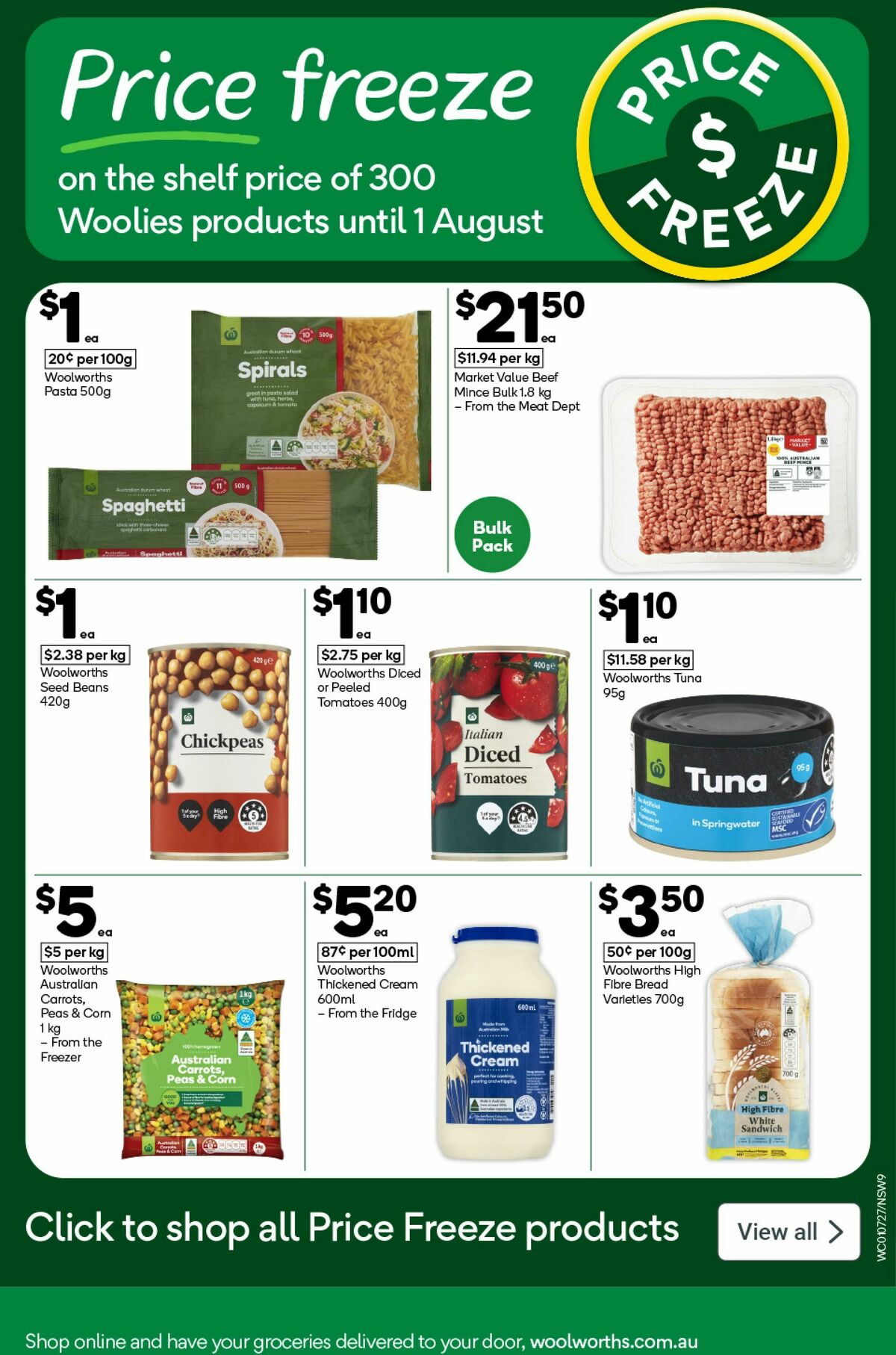 Woolworths Catalogues from 1 July