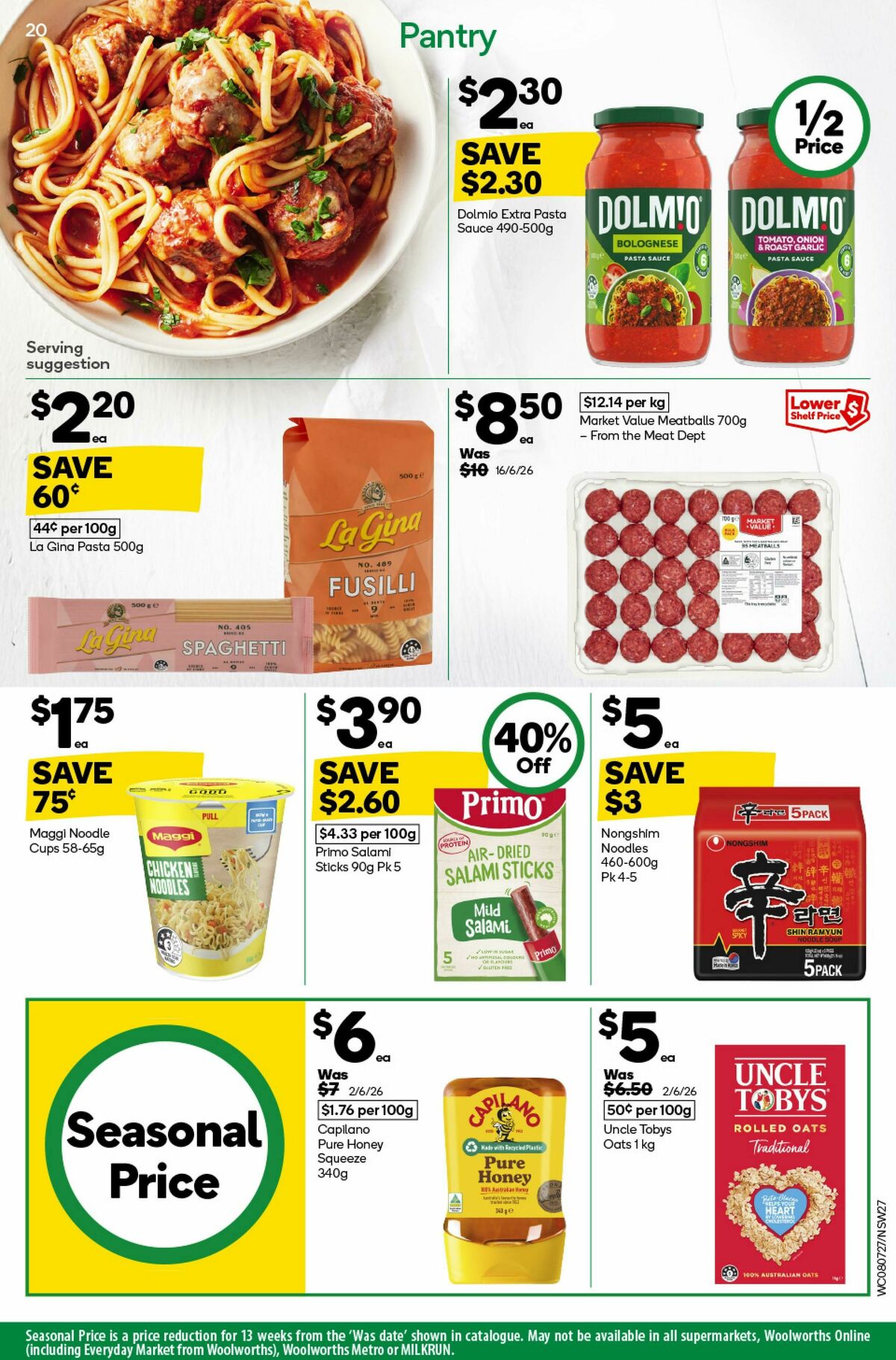 Woolworths Catalogues from 8 July