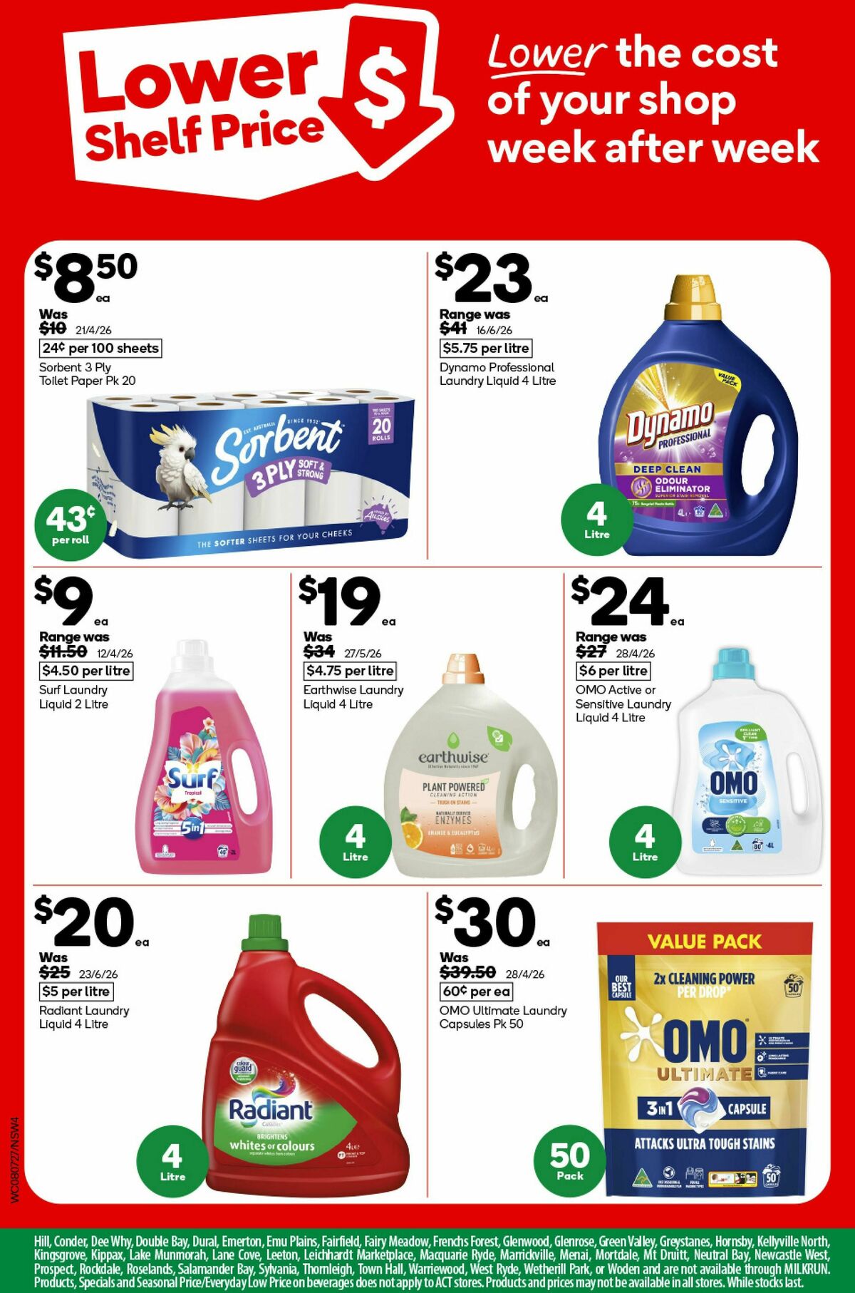 Woolworths Catalogues from 8 July