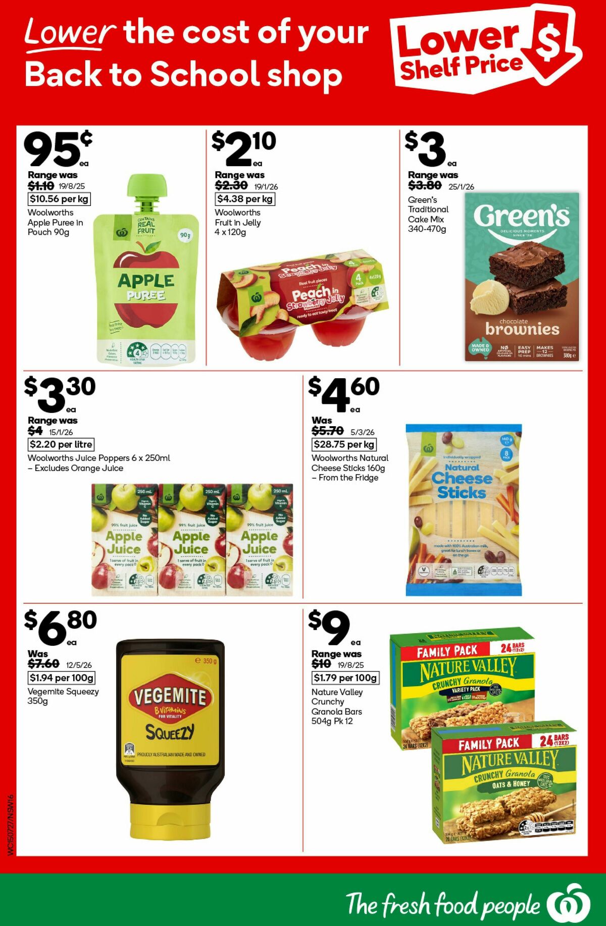 Woolworths Catalogues from 15 July